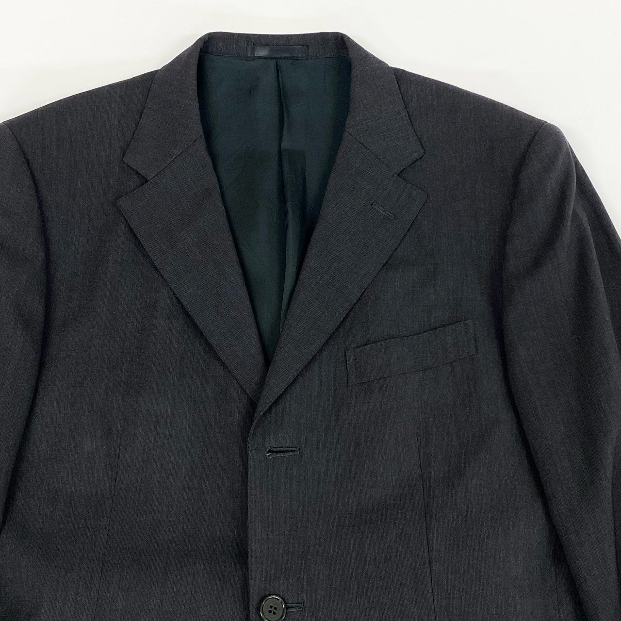 79j9《美品》Paul Smith ポールスミス スーツセットアップ 3釦スーツ フォーマル ビジネス XLサイズ グレー メンズo07t