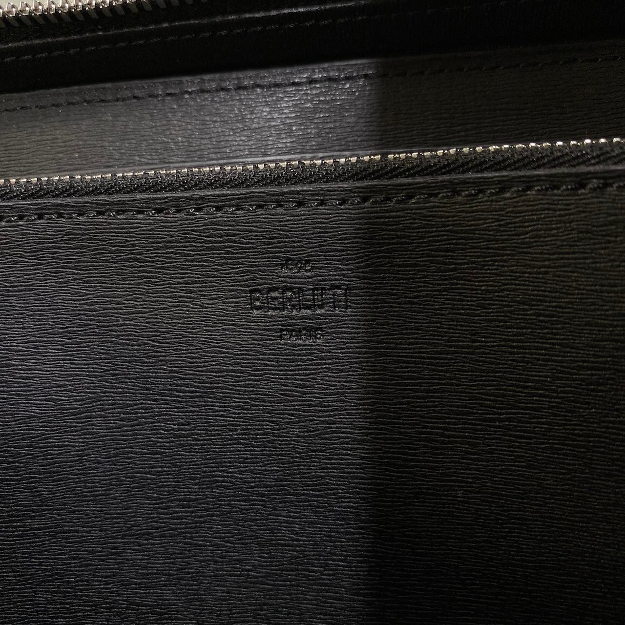 ⅾ2 Berluti ベルルッティ オーガナイザー クラッチバッグ イタウバ 長財布 ワイド スクリット ブラウン レザー メンズ 男性用sn1