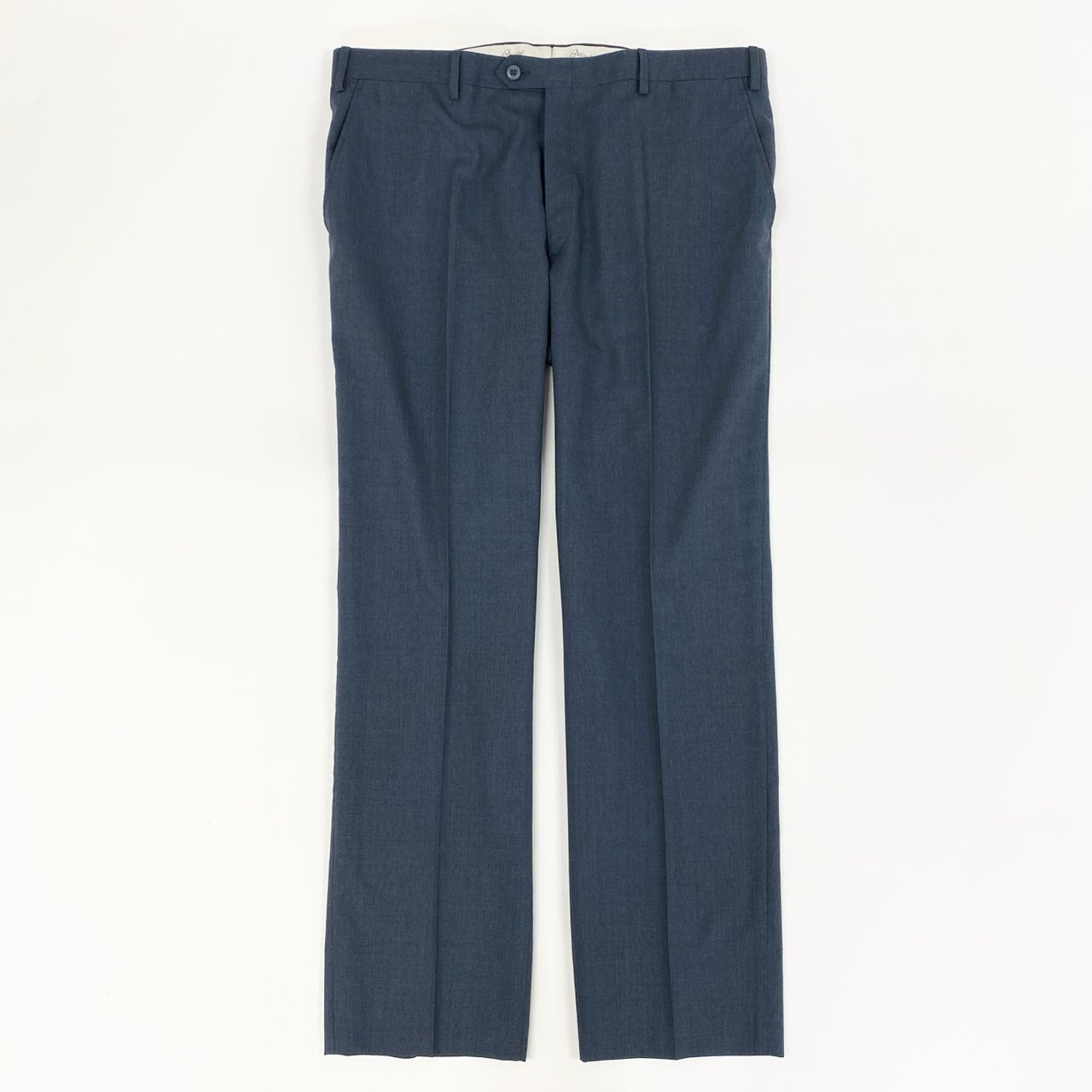 28f14 Brioni ブリオーニ テーパードパンツ ボトム フォーマル シルク混紡 イタリア製 メンズ 男性用 54R ネイビー