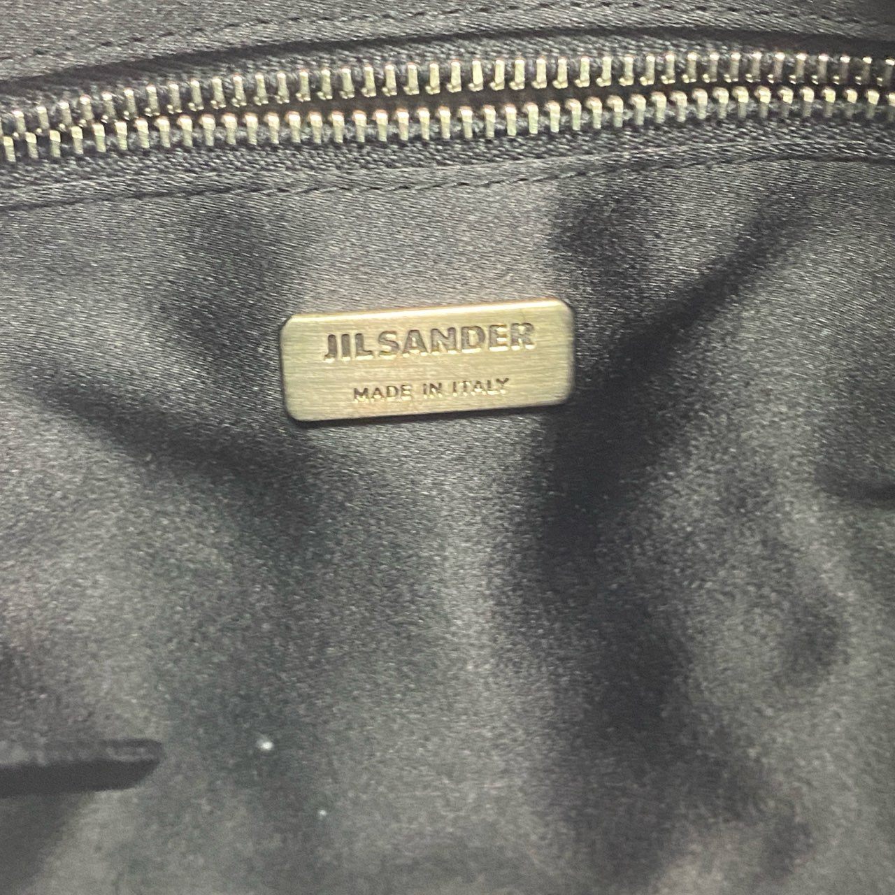 Af11 【Archive】JIL SANDER ジルサンダー 2003 エディターズバッグ ショルダーバッグ ブラック レザー ユニセックス 鞄 Vintage Shoulder Bag