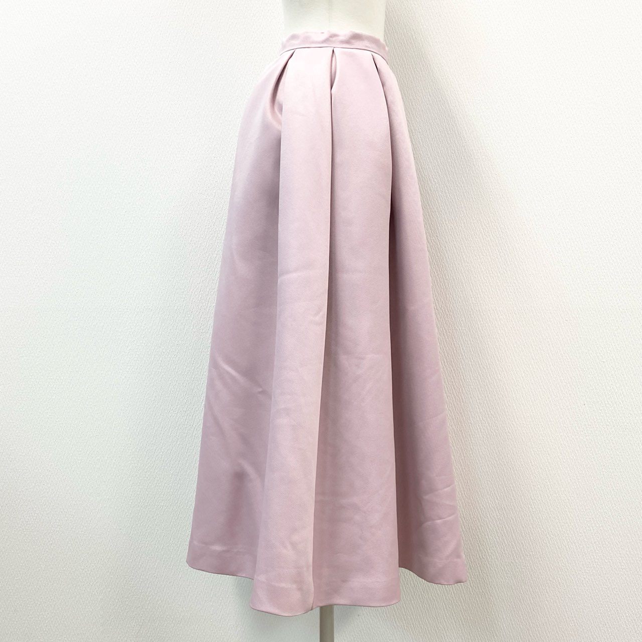 47e9 【未使用保管品】タグ付 TSURU By MARIKO OIKAWA ツル バイ マルコ オイカワ ARIANA フレアロングスカート ボトムス 日本製 SK-2229160 34 ピンク