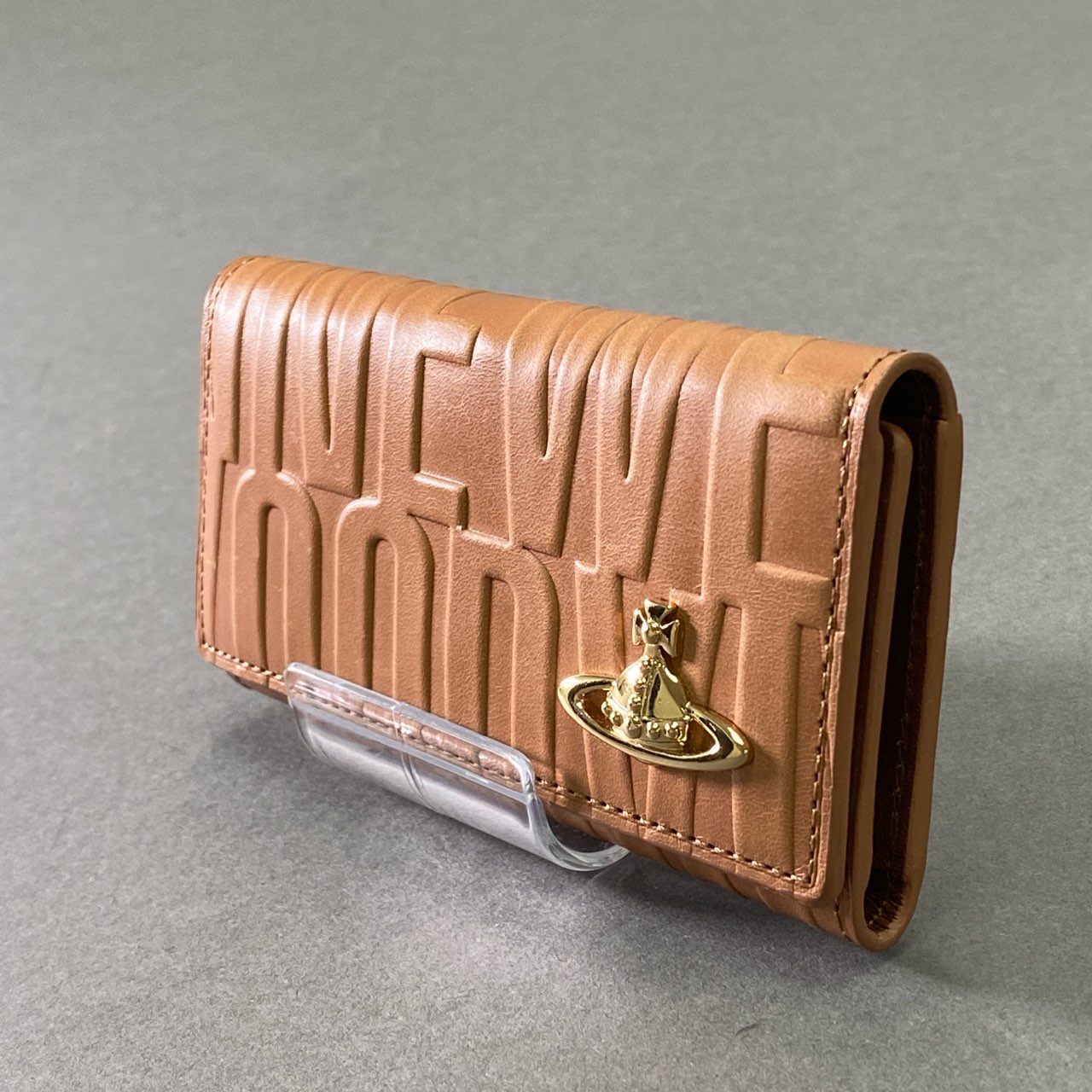 f9 Vivienne Westwood ヴィヴィアンウエストウッド ORB オーブ 4連キーケース キャメル レザー 小物 アクセサリー 牛革 本革 箱付き
