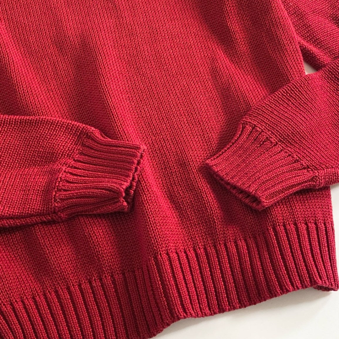 88i27 《美品》 Supreme シュプリーム Back Logo Sweater ニット セーター サイズS レッド コットン100% メンズ 20ss