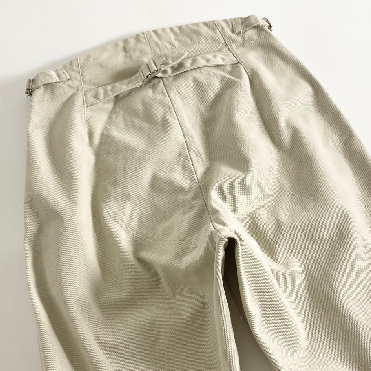 21h7 SOUMO ソウモ 日本製 FLIGHT PANTS フライトパンツ ボトムス 裾リブ 14-SP-001 01 ベージュ