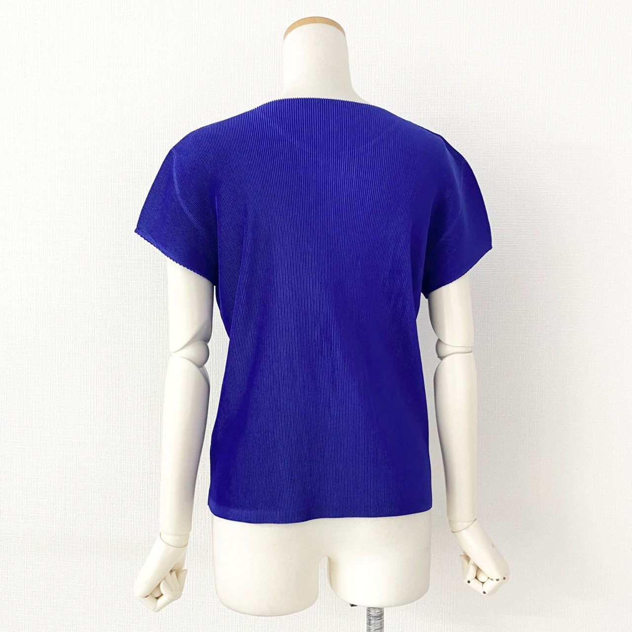 67d12-4 PLEATS PLEASE ISSEY MIYAKE プリーツプリーズ イッセイミヤケ 日本製 PP01FK342 プリーツ半袖カットソー ショートスリーブ トップス 03 ネイビー MADE IN JAPAN 春夏