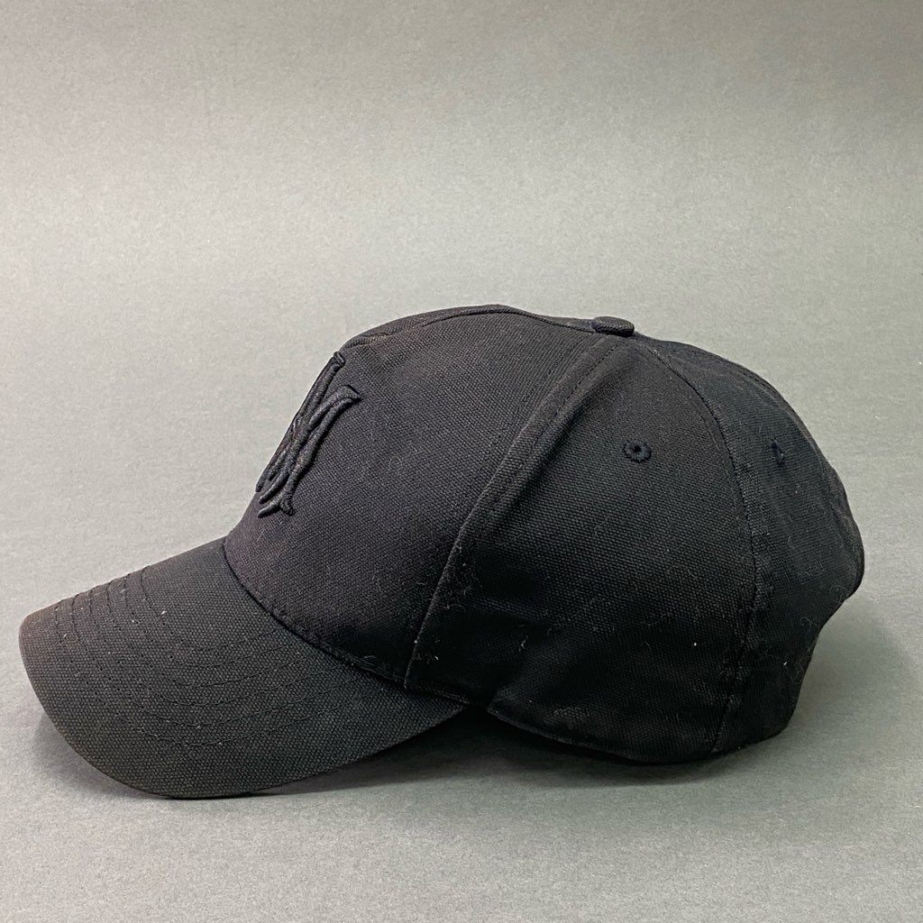 7d6 AMIRI アミリ M.A. Logo Embroidered Baseball Cap キャンバスハット ロゴキャップ SR1XMAH004SAMHDC FREE ブラック