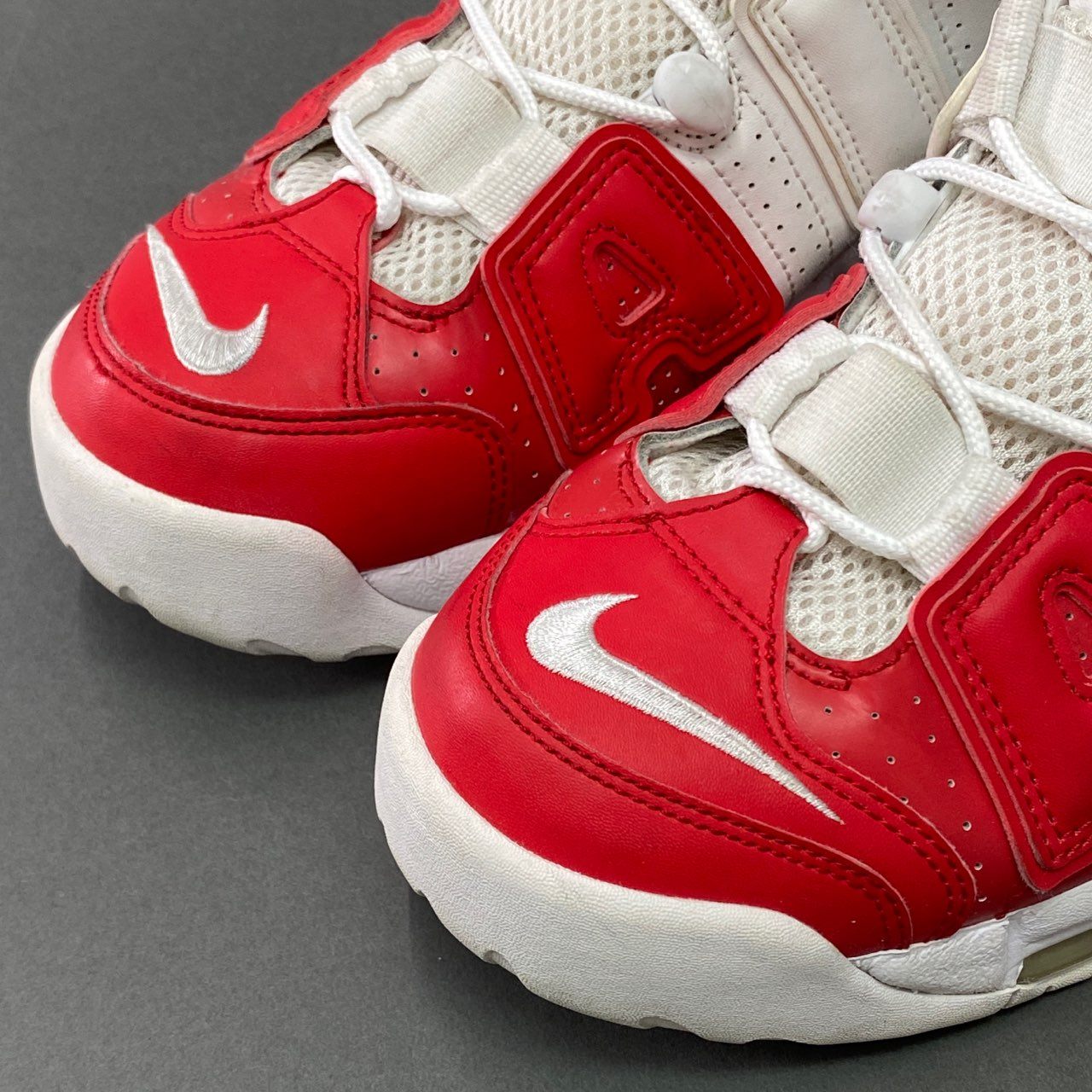 7l20 NIKE ナイキ AIR MORE UPTEMPO 96 ITALIAN FRAG モアテン スニーカー AV3811-600 27.5cm レッド ホワイト グリーン エアモアアップ テンポ イタリア シューズ