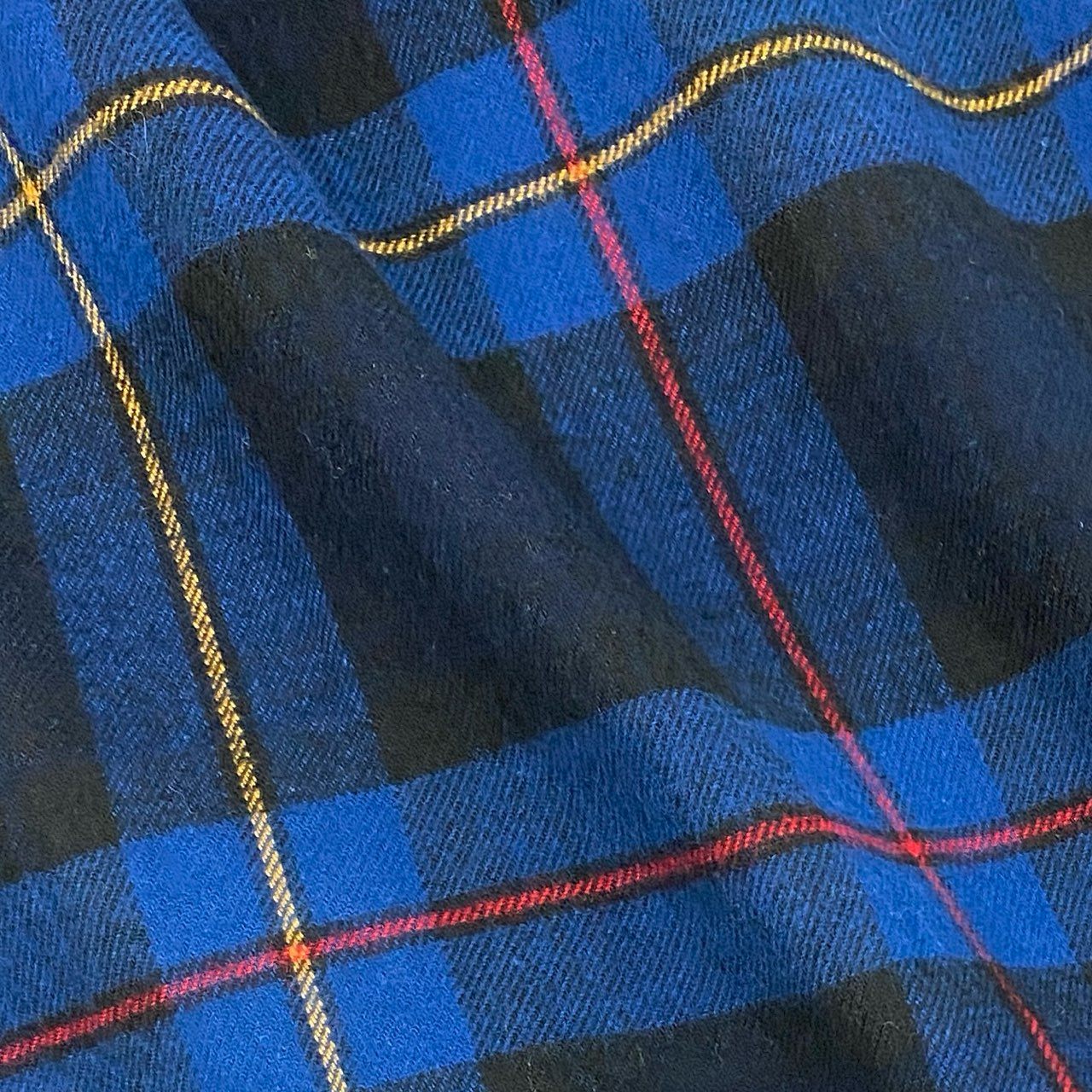 48h15 BALENCIAGA バレンシアガ ブロックチェック オーバーサイズ フランネルシャツ 長袖シャツ ロゴプリント ロングスリーブ 630963 36 ネイビー メンズo07t