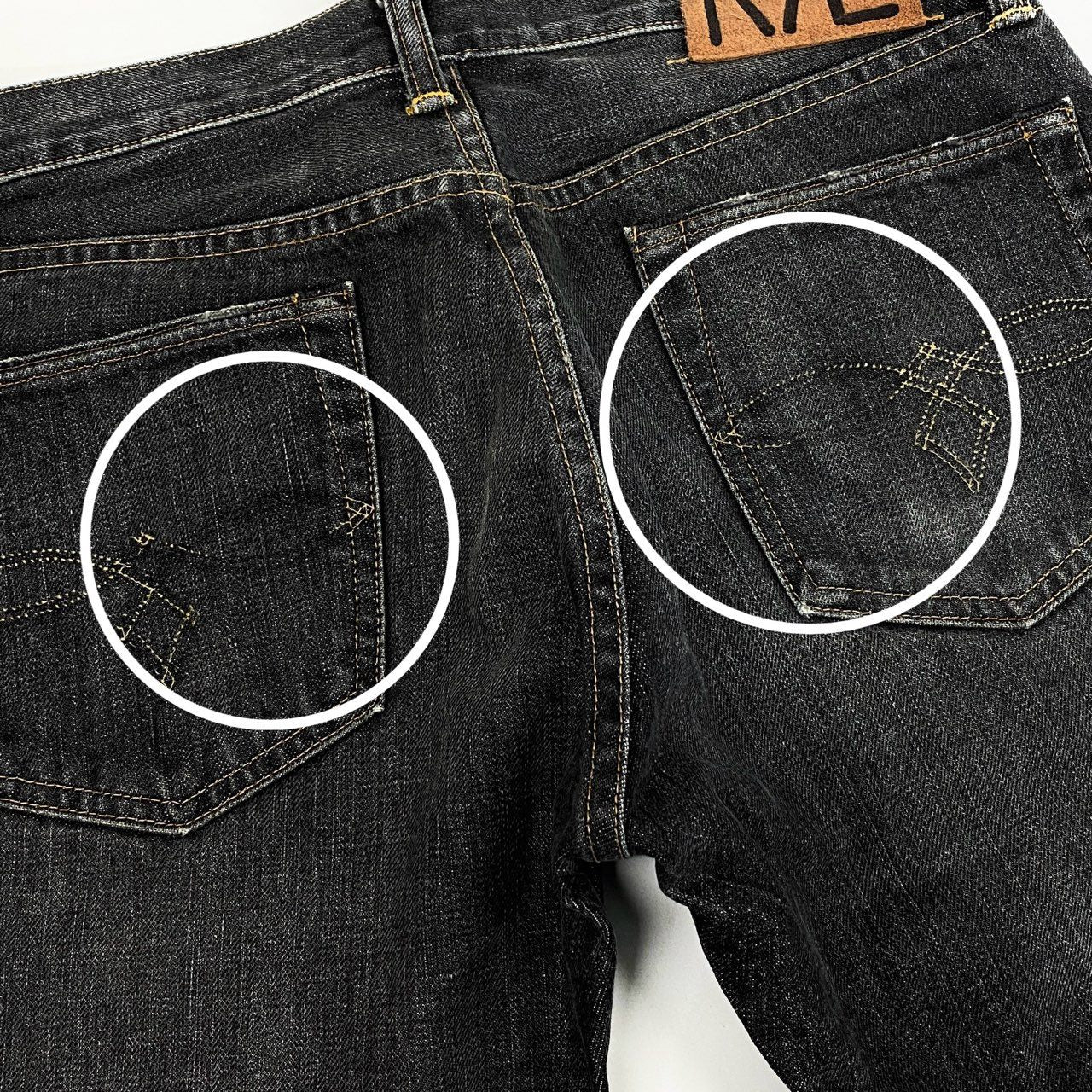 70L23 DOUBLE RL ダブルアールエル BLACK WASH ブラックウォッシュ ローストレート デニムパンツ 30×30 ブラック ジーンズ Ralph Lauren ラルフローレンt18r