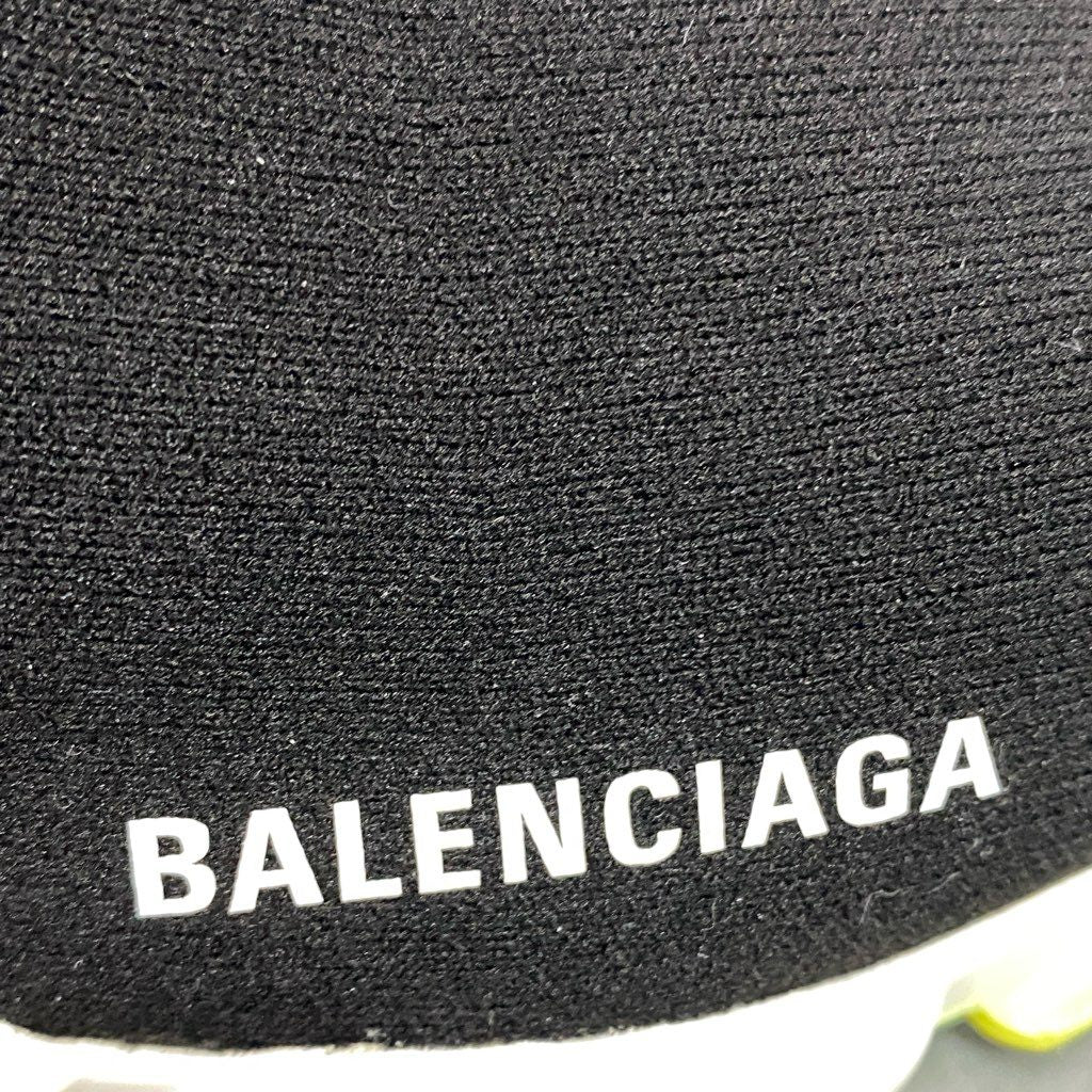 7d18 BALENCIAGA バレンシアガ SPEER TRAINER スピードトレーナー ソックススニーカー ローカットスニーカー シューズ サイドロゴ サイズ27cm ブラック メンズ