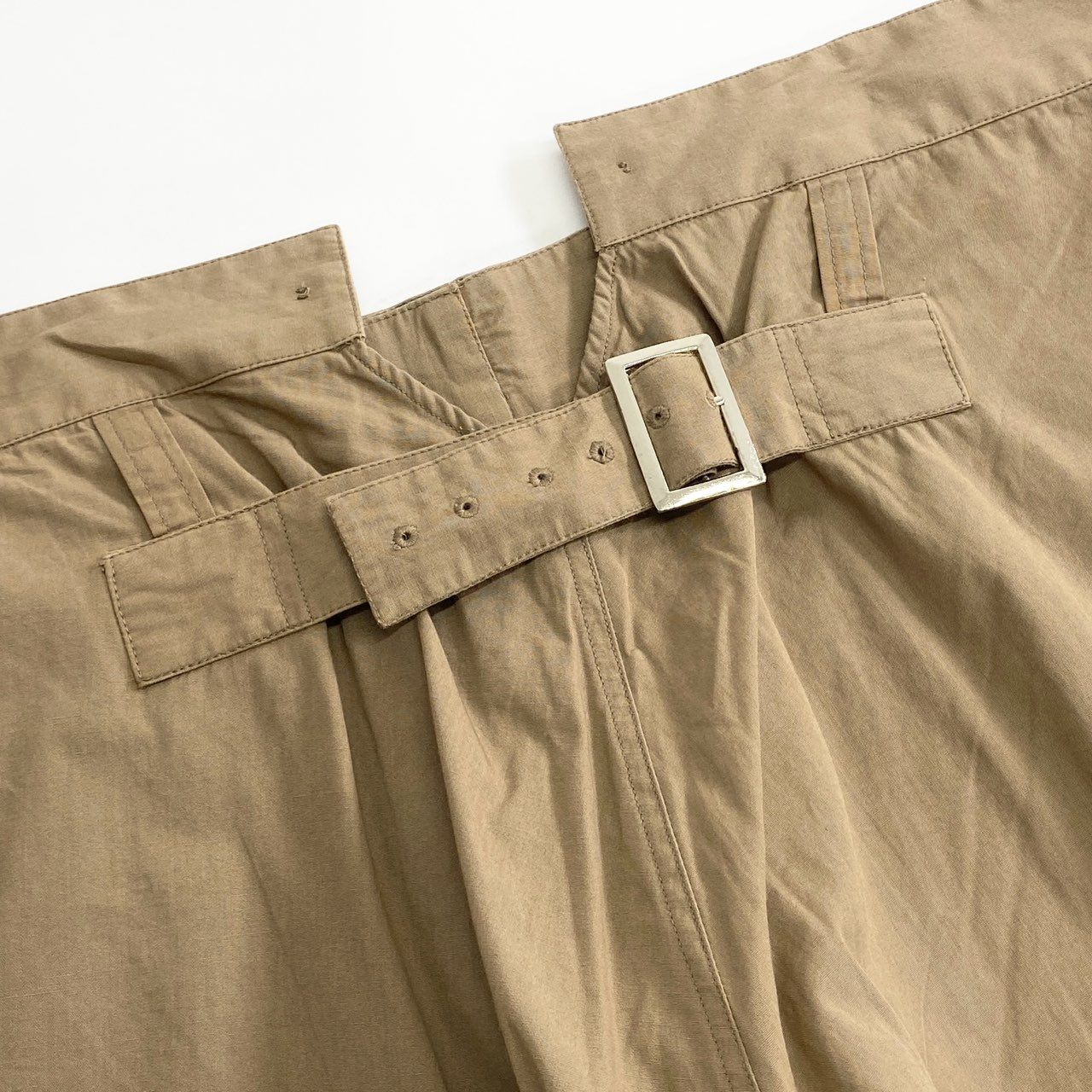 37c23 《未使用》 定価¥19,800 SEEALL シーオール MINER PANTS マイナーパンツ 46 ベージュ タグ付き SAU23 PT382