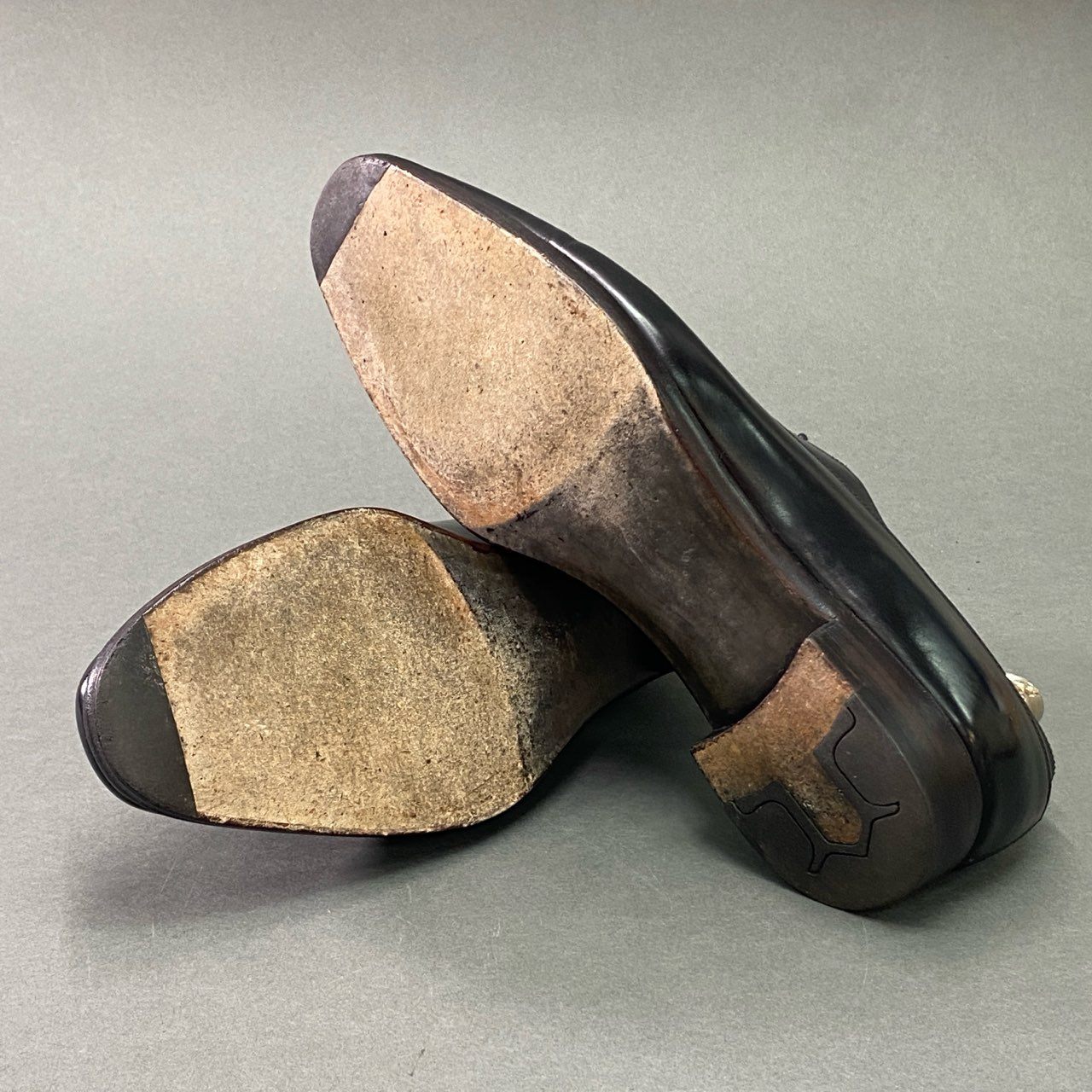 3b14 《希少》 JOHN LOBB ジョンロブ VINT 99 1999イヤーモデル 8 1/2 ブラック カーフレザー ラスト8896 ヴィンテージシリーズ シューツリー付