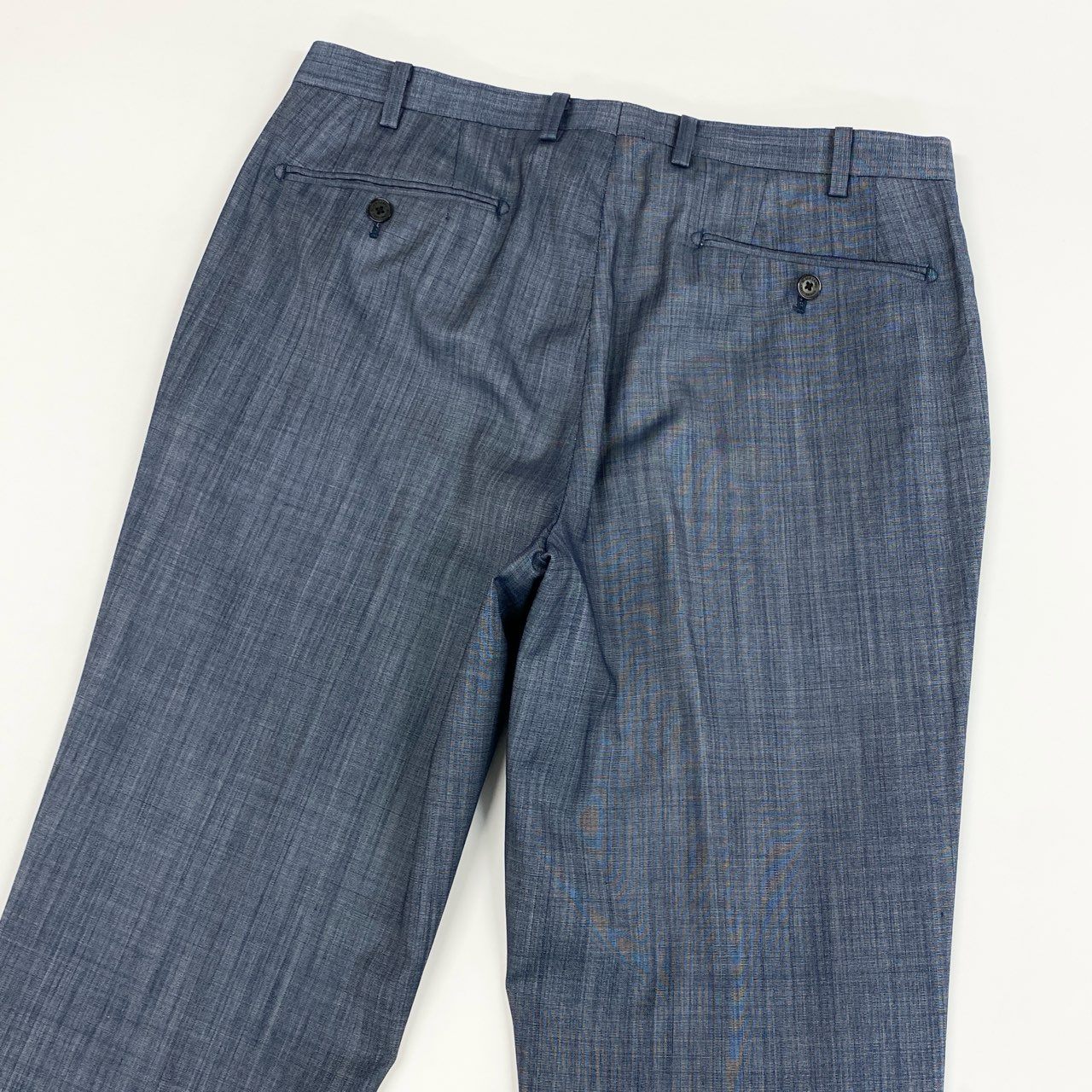 79j9 BLACK LABEL CRESTBRIDGE ブラックレーベル クレストブリッジ スーツセットアップ シングルスーツ 2B 背抜き サイドベンツ 51H21-311-22 40サイズ インディゴ メンズo07t