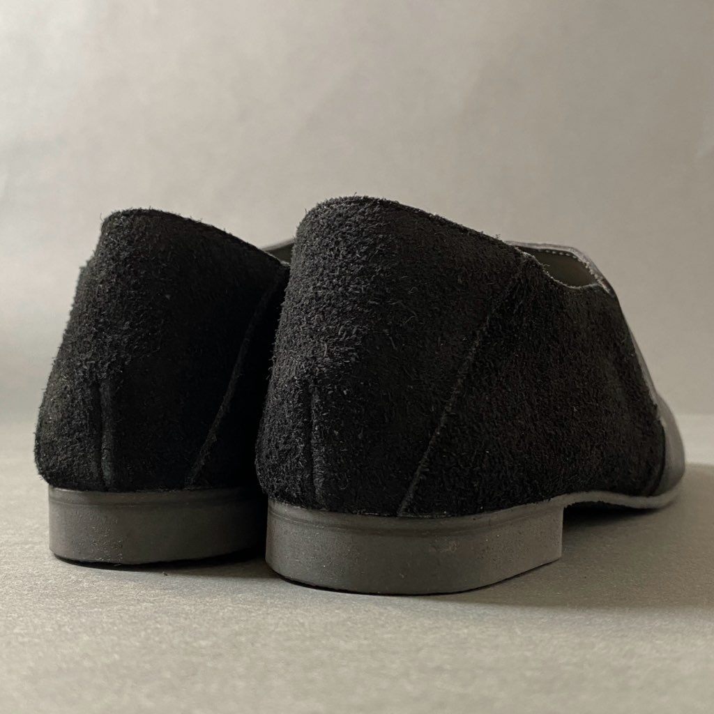 3f29 未使用品 HIPS SAINT TROPEZ ヒップス レザーシューズ スリッポンシューズ 革靴 23.5 ブラック レザー レディース 婦人靴