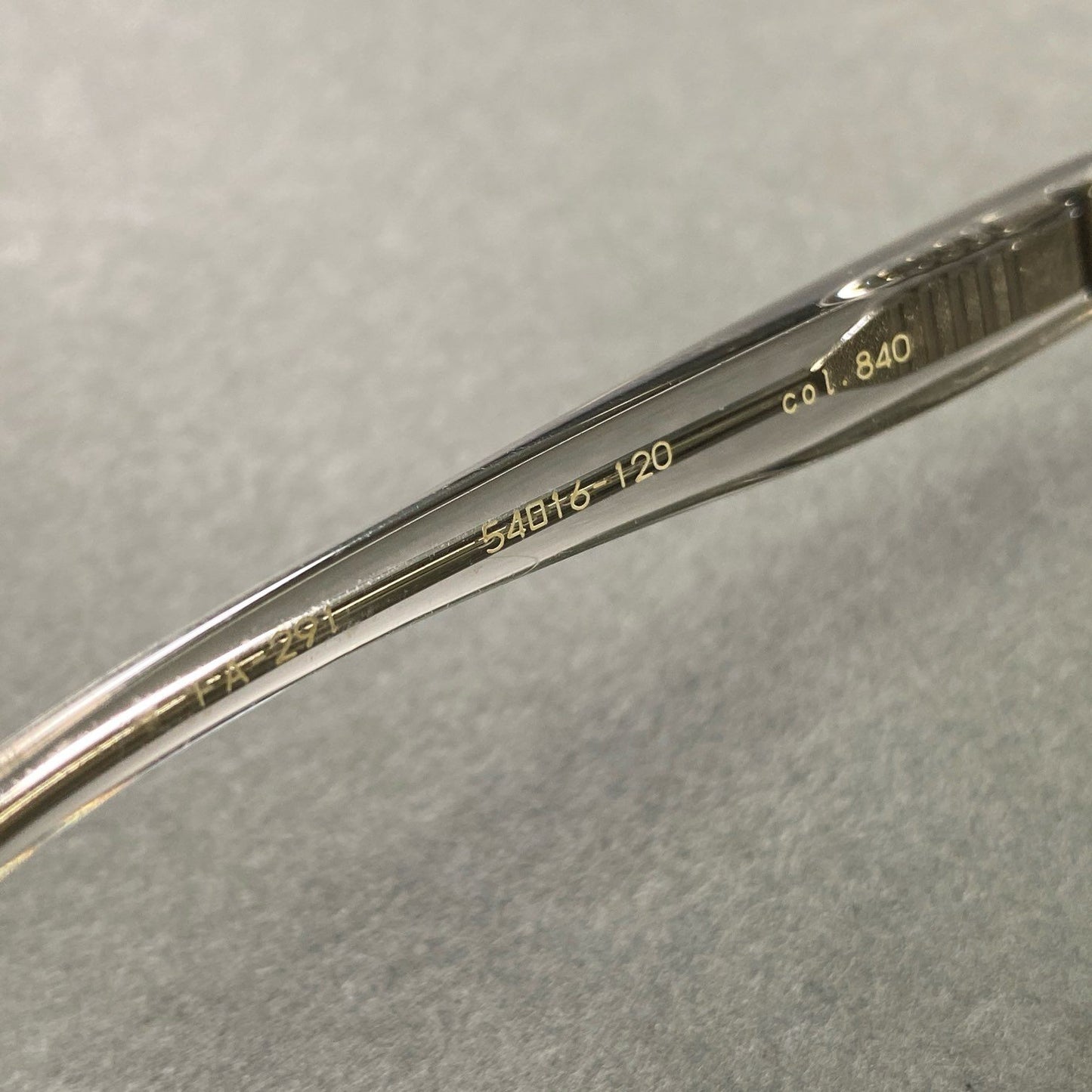 e8 FACTORY900 ファクトリー サングラス アイウェア FA-291 クリアグレー メンズ 男性用 ケース付き