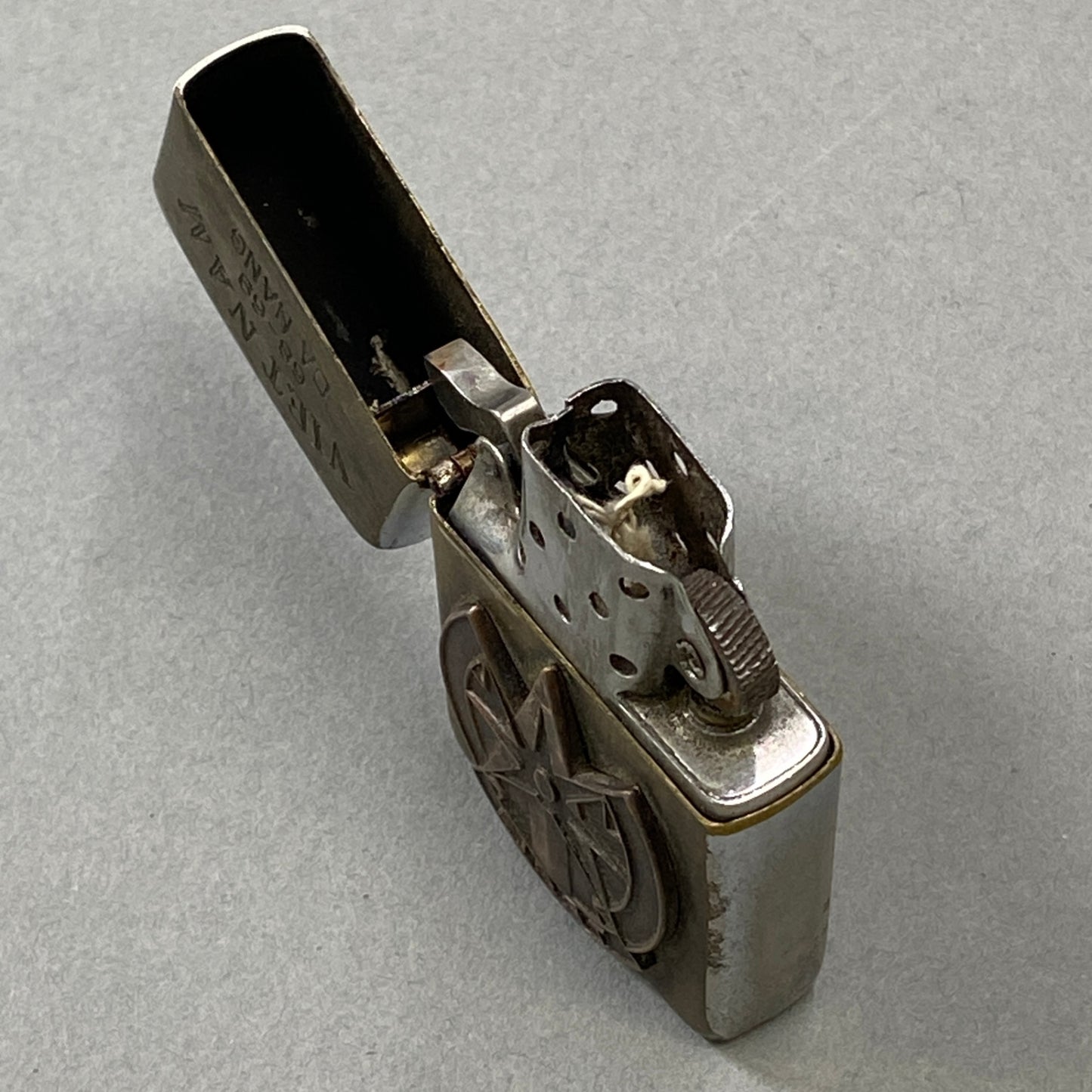 h15 VETNAM ZIPPO ベトナムジッポー 68-69 DA NANG スヌーピー シルバーk02i