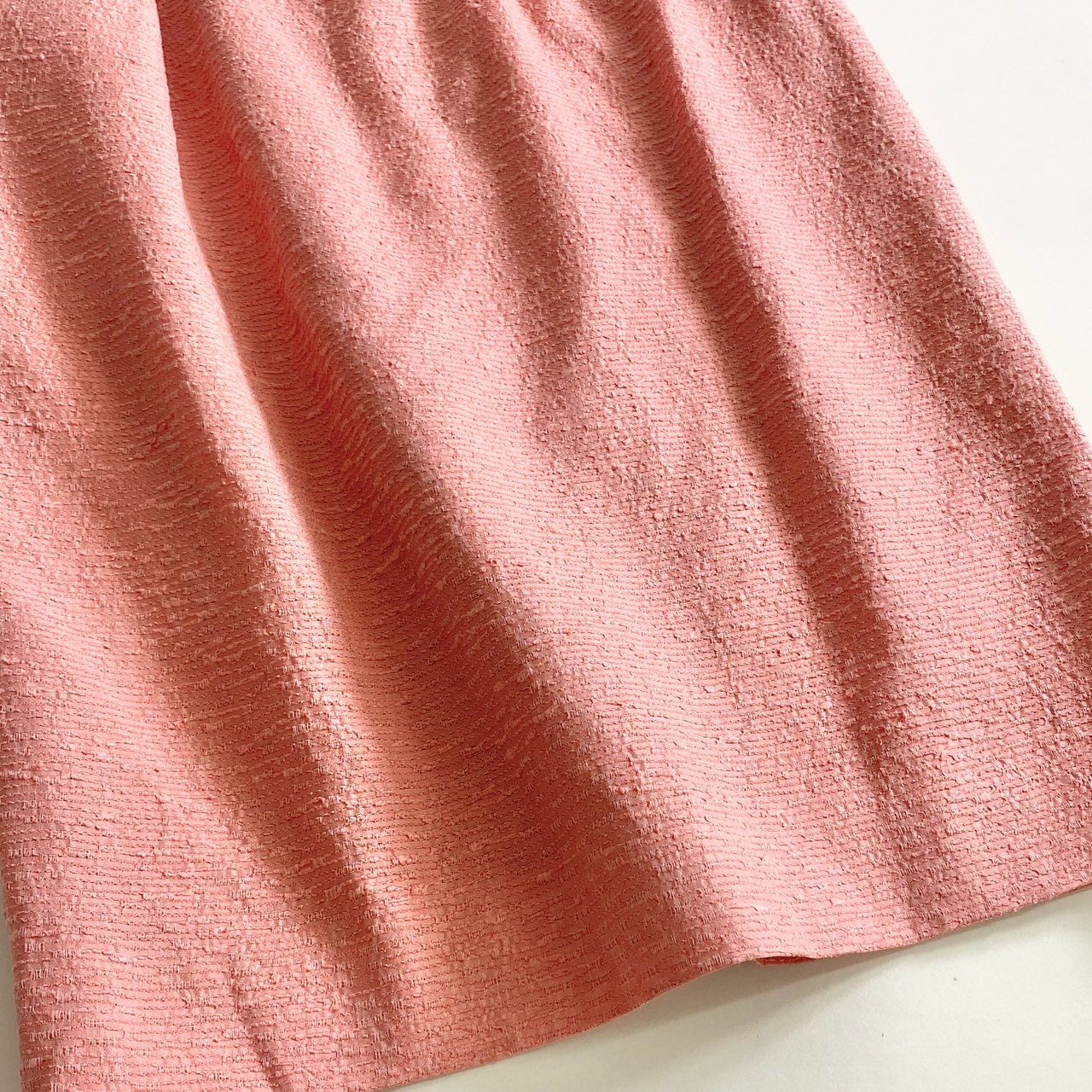 50c21 《未使用》 定価¥86,900 HANAE MORI ハナエモリ ノースリーブワンピース 40 ピンク ドレス ウエストリボン タグ付き