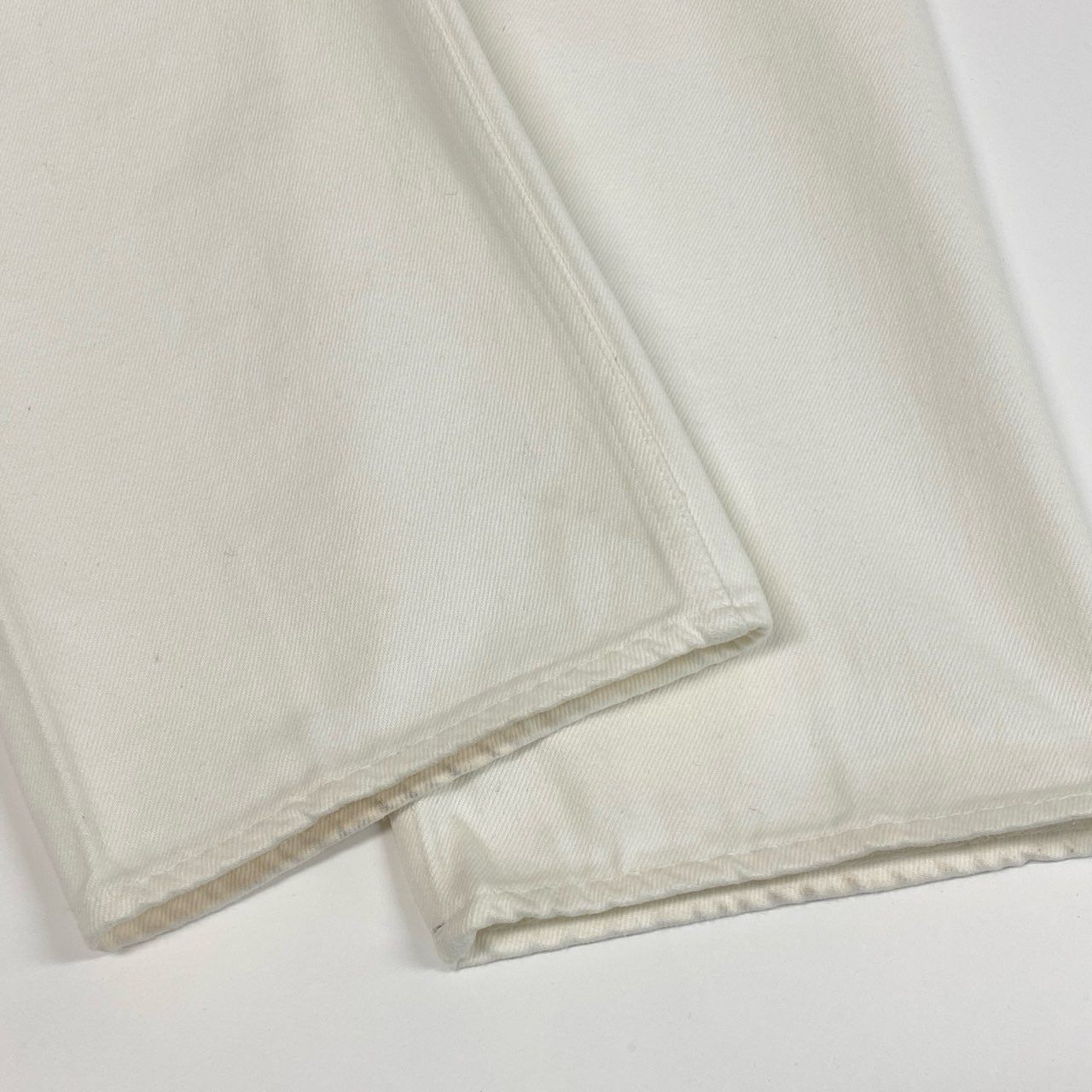 79j9 ANATOMICA アナトミカ デニムパンツ ホワイトデニム ジーンズ ストレート レザーパッチ 530-000-06 S21 A 32 ホワイト コットン100%u02t