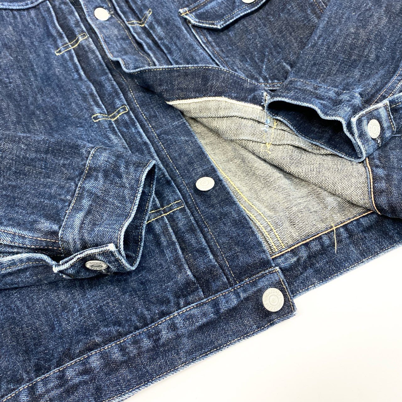 33g23 Levi`s リーバイス 1st ファーストタイプ 303 デニムジャケット トラッカージャケット 42 インディゴブルー メンズ