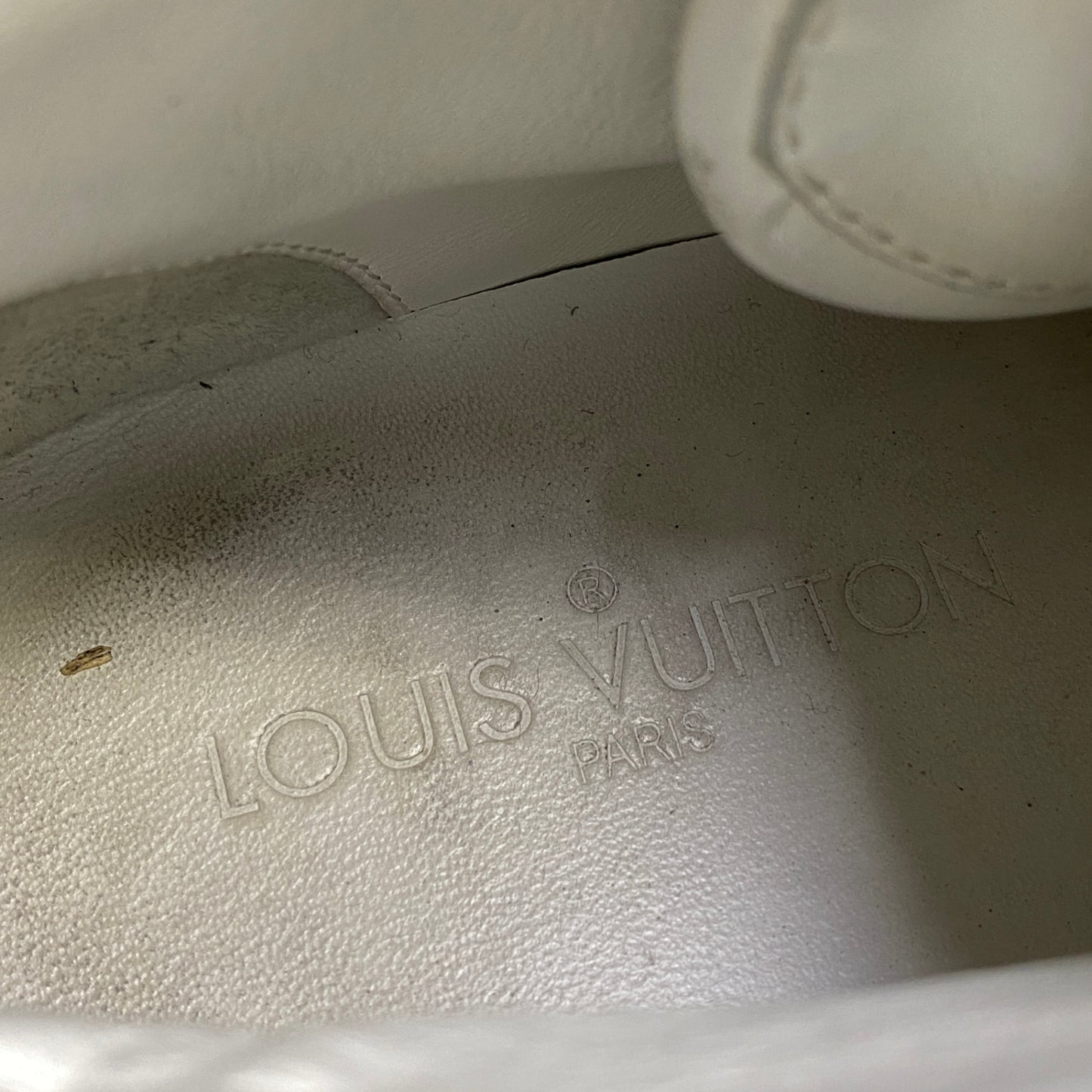 1h1 LOUIS VUITTON ルイヴィトン スエードハイカットスニーカー 7 ネイビー スウェードレザー シューズ 紳士靴t18r
