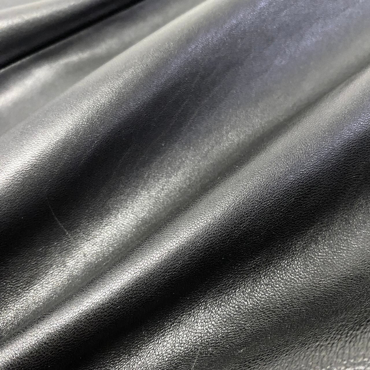 26e11 《美品》 NAUTICA ノーティカ レザージャケット サイズM / L相当 ブラック 本革 Leather Jackett18r