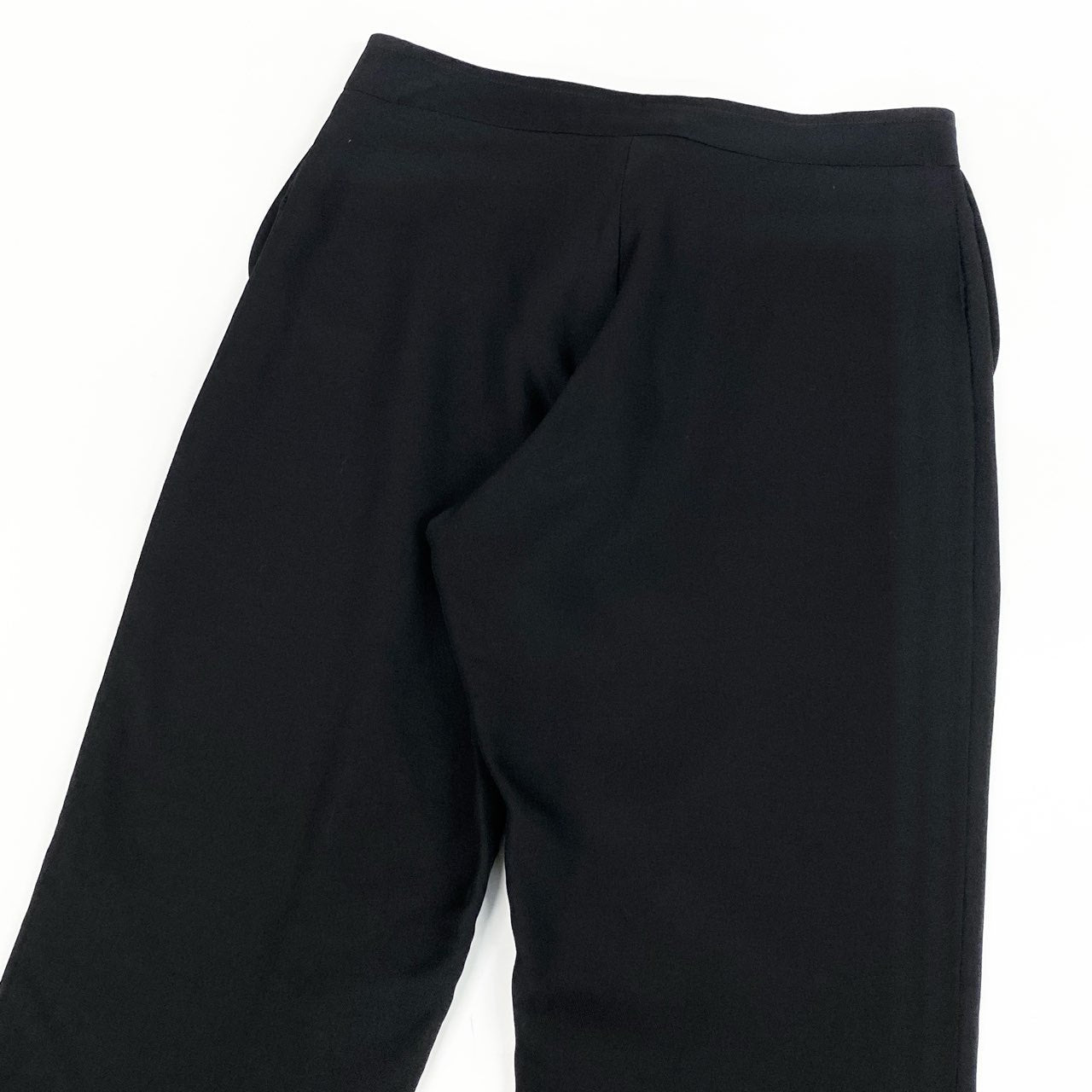 77j28《美品》YOHJI YAMAMOTO ヨウジヤマモト ポケットデザイン スラックス パンツ ボトム FG-P18-218 1サイズ ブラック レディースu02t