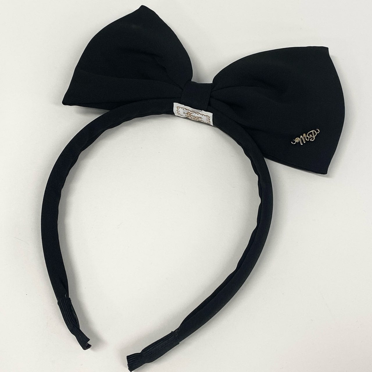 53e2 【未使用保管品】タグ付 mezzo piano メゾピアノ アリス4点セット 長袖Tシャツ ジャンパースカート エプロン カチューシャ 女の子 子供服 6044313-350 130 ブラック