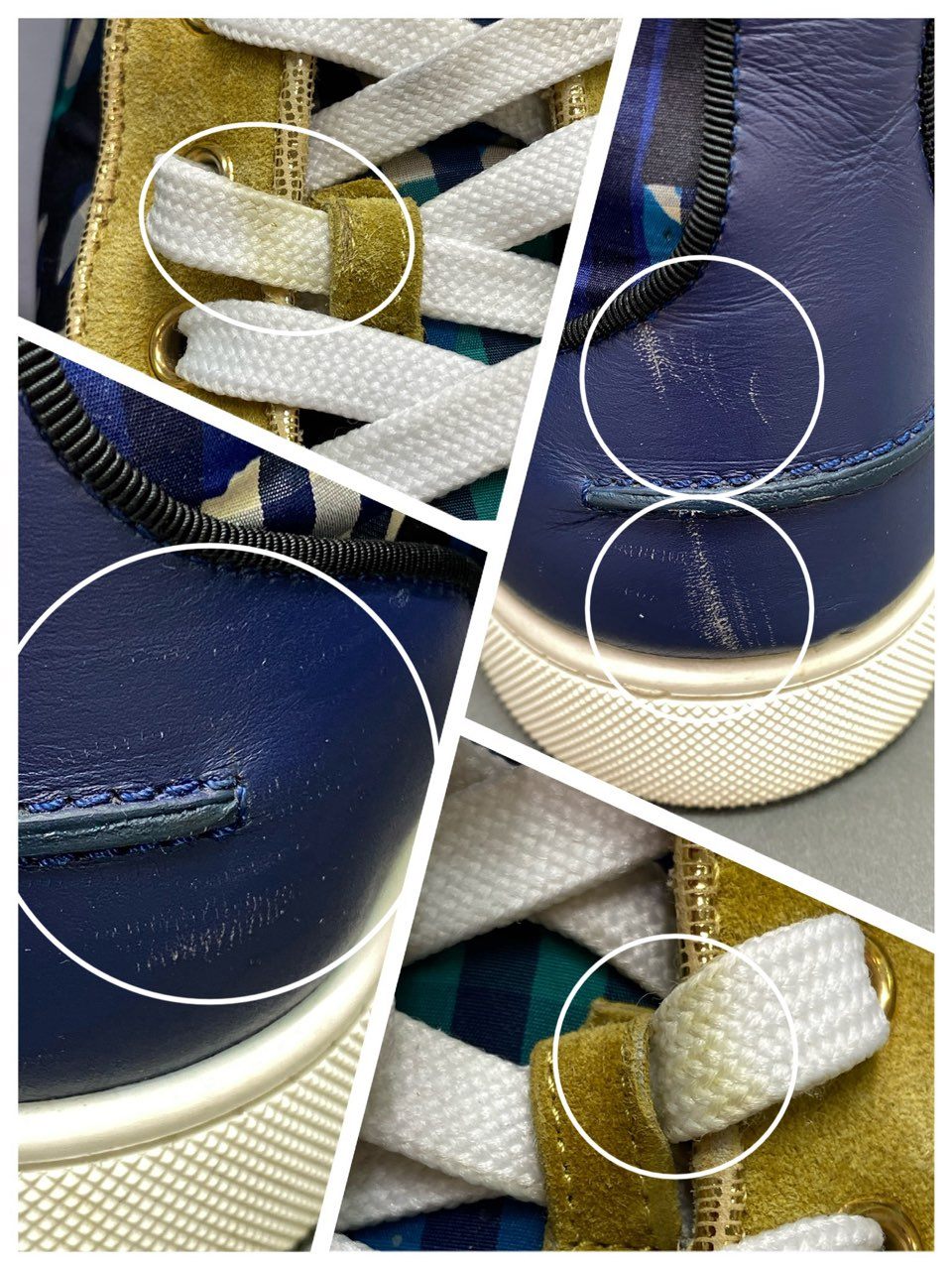 2l20 Christian Louboutin クリスチャンルブタン エナメルトゥ ローカットスニーカー 41 ネイビー ボルドー レザー 幾何学 シューズ EU製