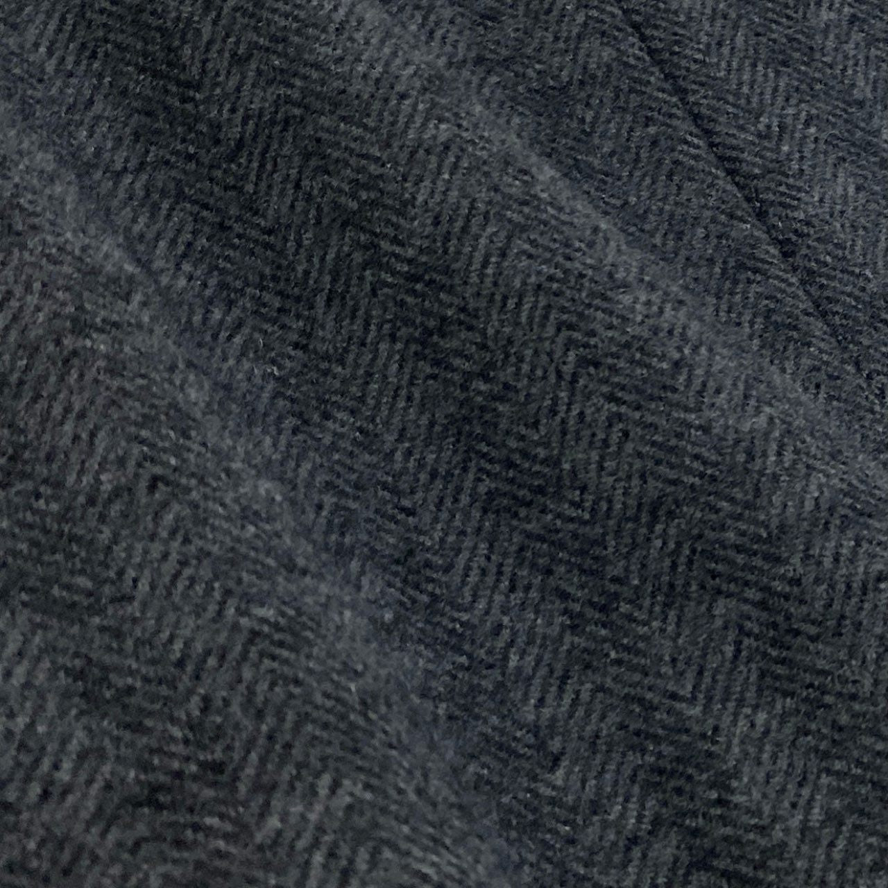 45j15 《美品》Plantation プランテーション ウールジャケット カバーオール ヘリンボーン アウター Mサイズ ネイビー メンズu02t