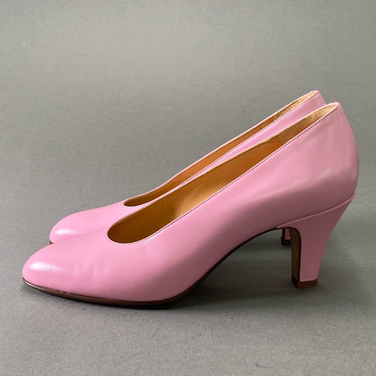 2d16 CELINE セリーヌ レザーパンプス 36 ピンク leather シューズ PINK イタリア製 箱付き
