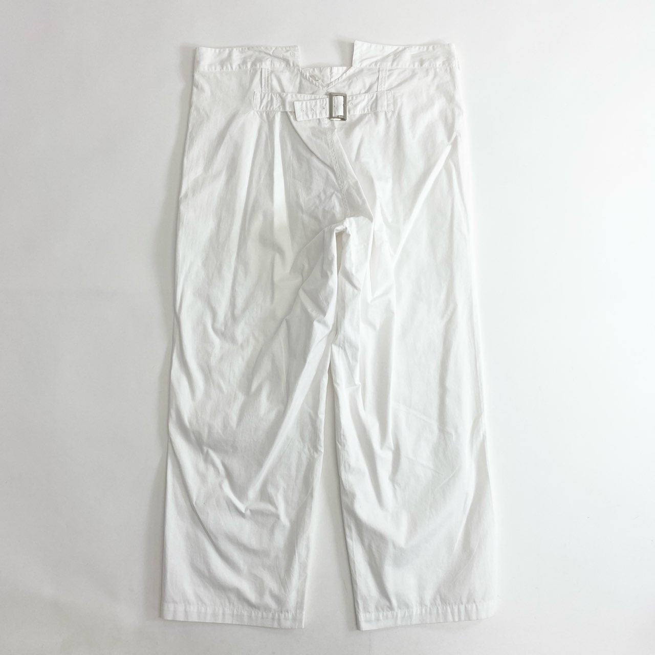 47c23 《未使用》 定価¥19,800 SEEALL シーオール MINER PANTS マイナーパンツ 44 ホワイト タグ付き SAU23 PT382