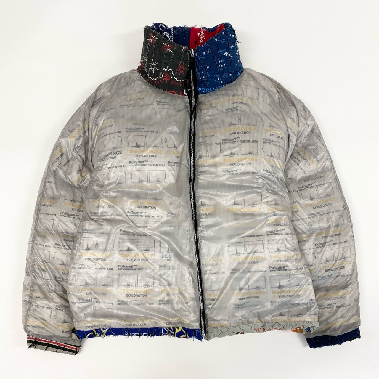19f11 【美品】2023AW Children of the discordance チルドレンオブザディスコ―ダンス サイズ3 リバーシブル ダウンジャケット メンズ 完全1点物