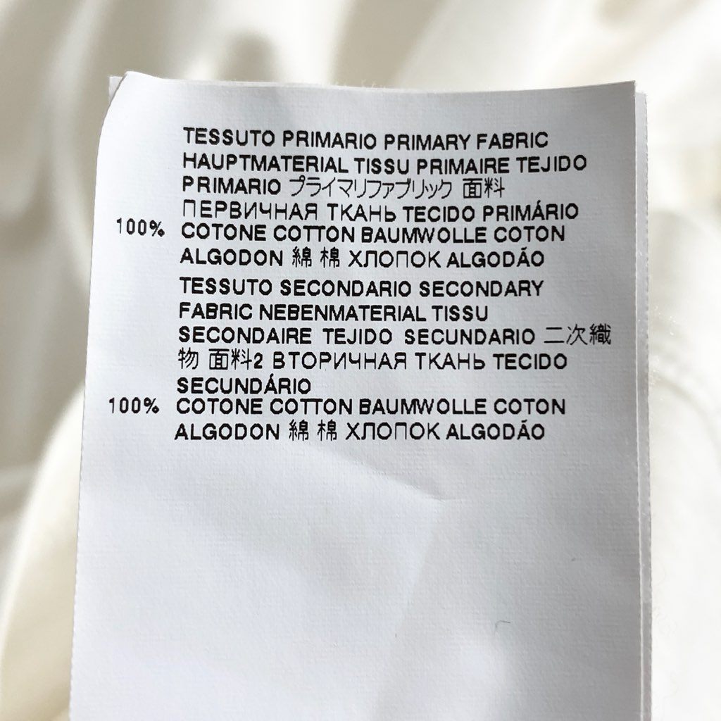 13e22 Maison Margiela メゾンマルジェラ リバースロゴTシャツ クルーネック ショートスリーブ カットソー S30GC0701 50 ホワイト コットン