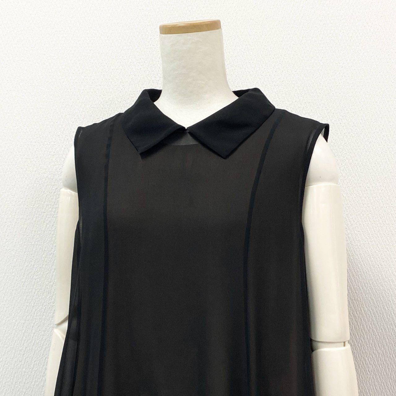 42a23 《美品》 FOXEY フォクシー シャーロット 2way ドレスワンピース 38120 40 ブラック ベージュ 日本製 DRESS ONE PIECE 夏
