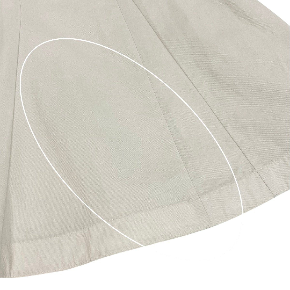 Ee28 JIL SANDER ジルサンダー 22ss フレア ロングスカート JSPU350506 サイズ32 ホワイト コットン100% レディース 女性服u02tu02t