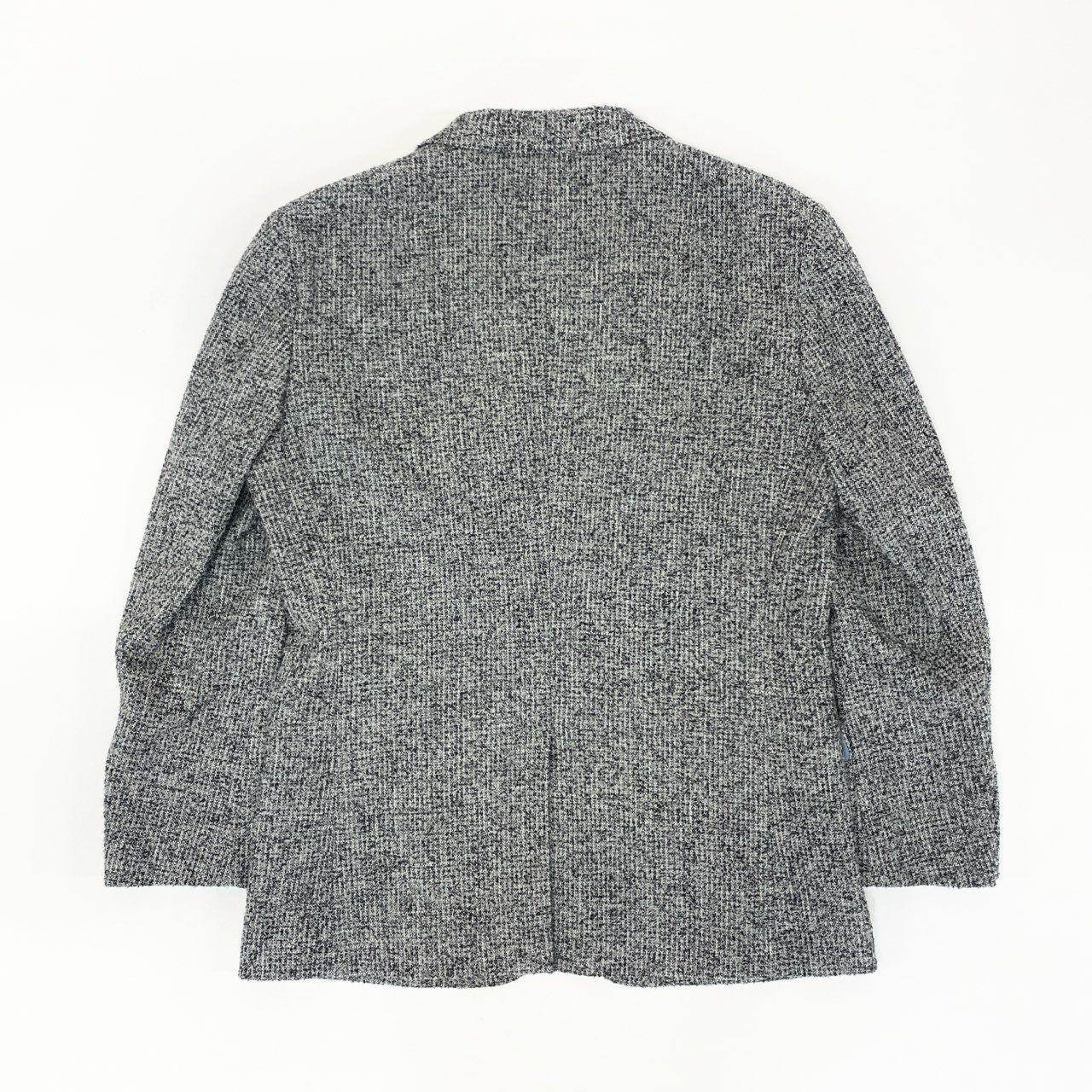 63j9 LANVIN ランバン テーラードジャケット ツイードジャケット フォーマル 50Xサイズ グレー系 メンズu02t