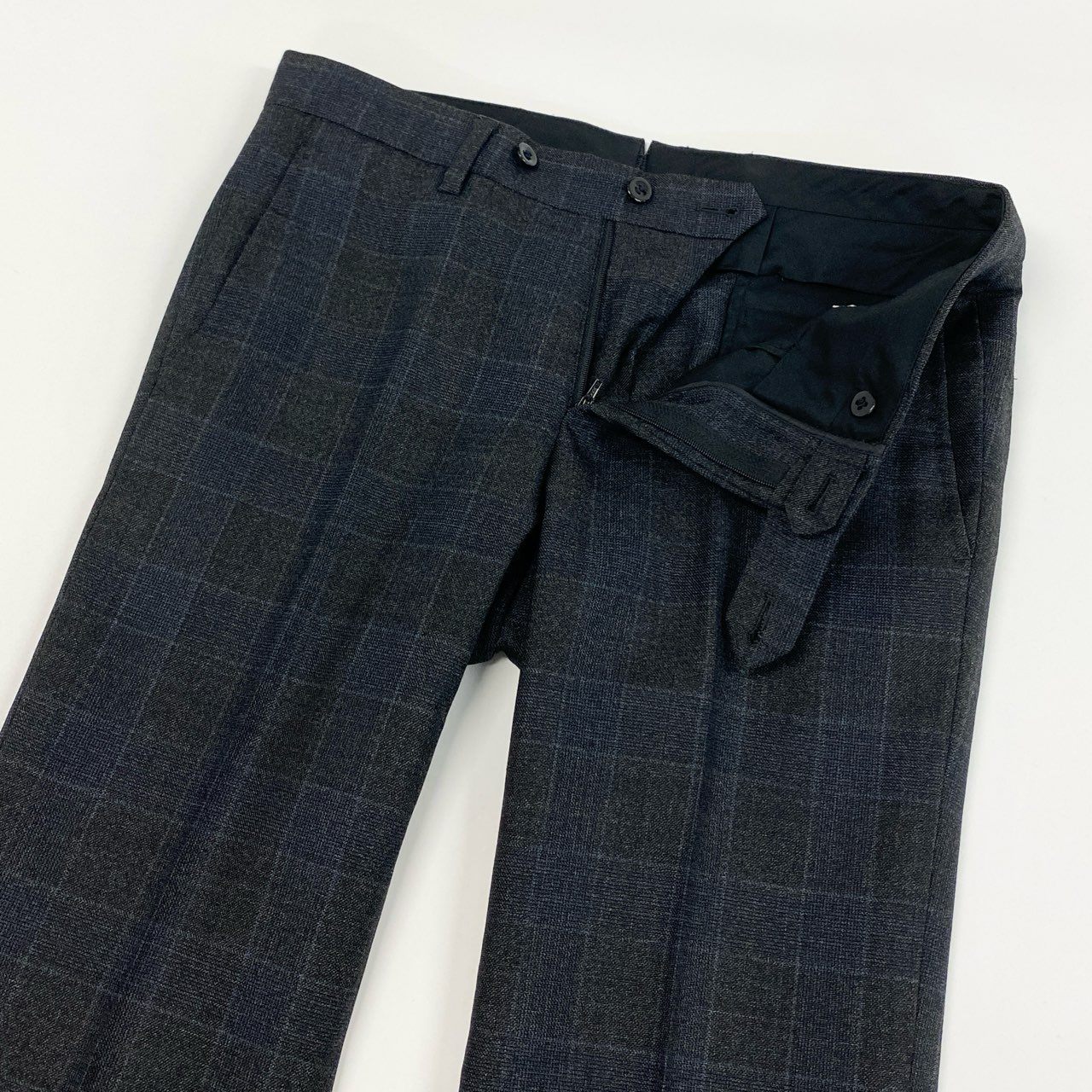 87f24 《美品》 RING JACKET リングヂャケット × guji グジ セットアップ スーツ 42 グレー Carlo Barbera カルロバルベラ フォーマル ビジネス