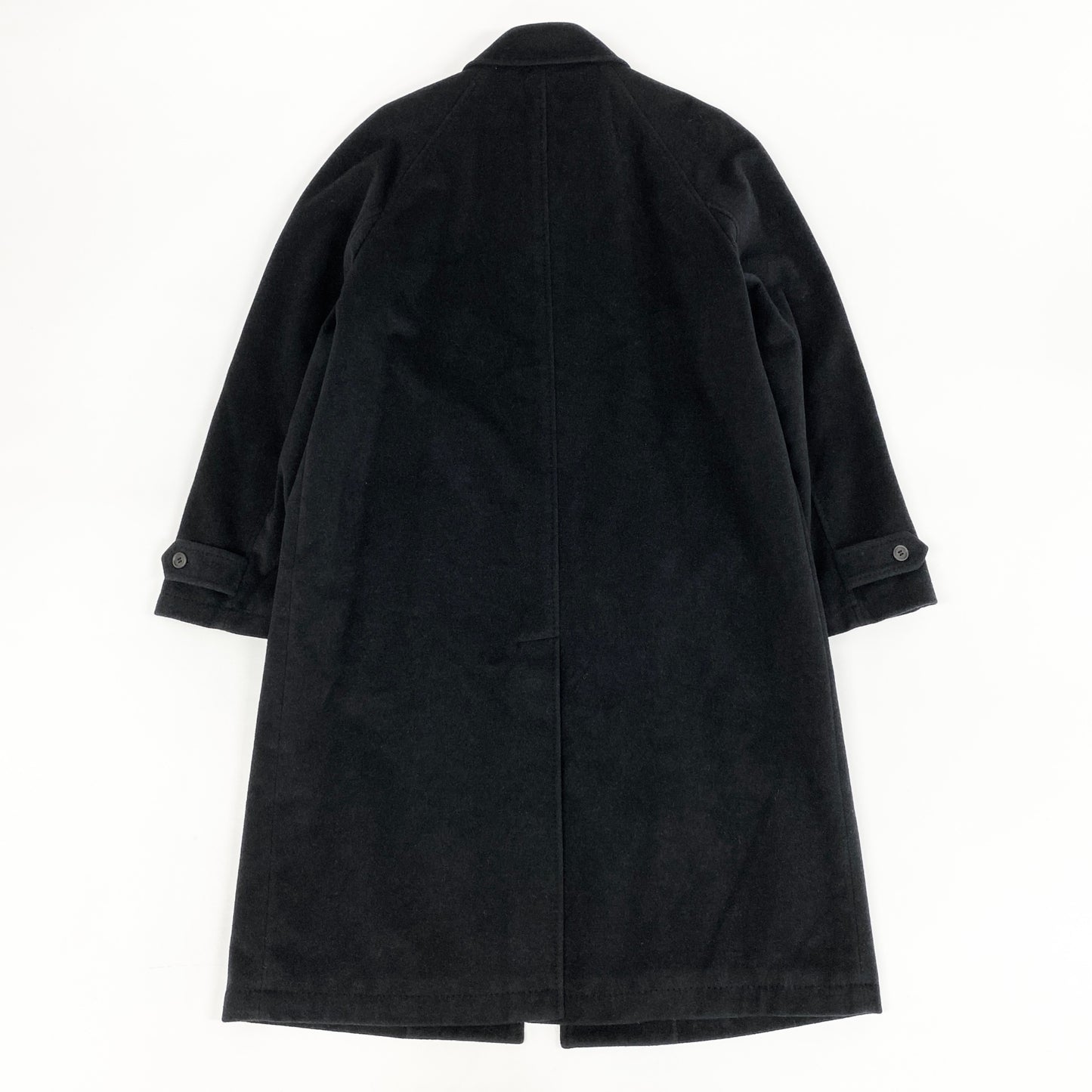 30h29 Paul Smith ポールスミス ステンカラーコート ウールコート ロングコート アウター 日本製 Mサイズ ブラック メンズ 男性用u02t