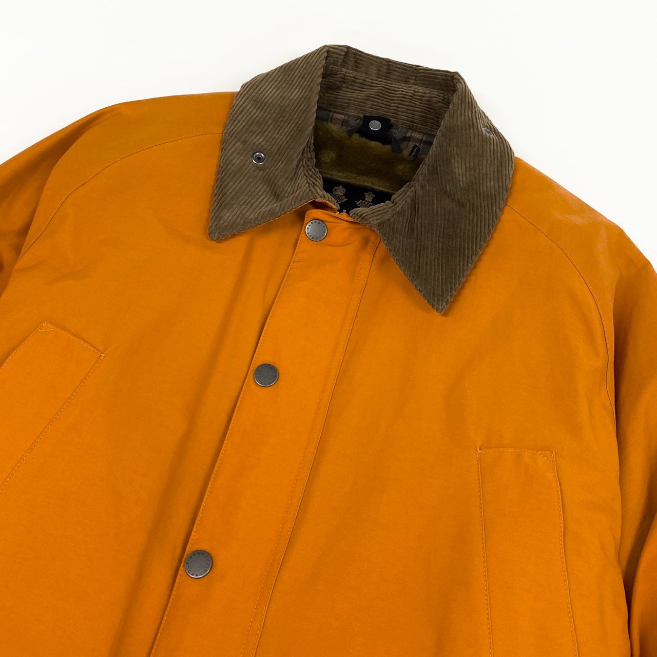 45l13 《極美品》 Babour バブアー × NOAH ノア 60/40 BEDALE ライナーベスト付き ジャケット カバーオール 22-020-122-0002 サイズ42/XL オレンジ メンズ 男性用