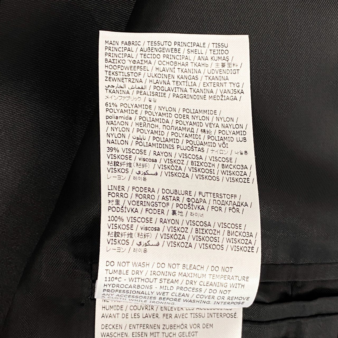 46e9 《未使用品》 MM6 Maison Margiela エムエムシックス メゾンマルジェラ 2024-25AW ダブルブレスト ブレザー S62BN0105 38 ブラック 現行 ジャケット タグ付き