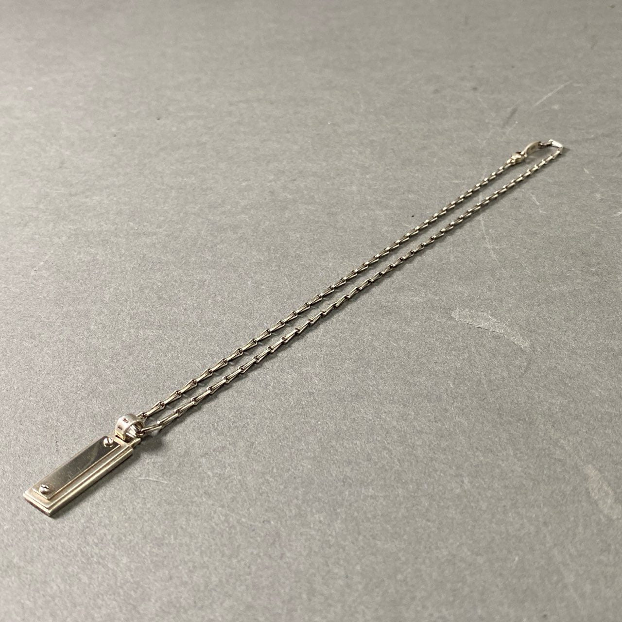 4e12 Star スター K18 × 925 プレートネックレス シルバー ペンダント チャーム チェーン