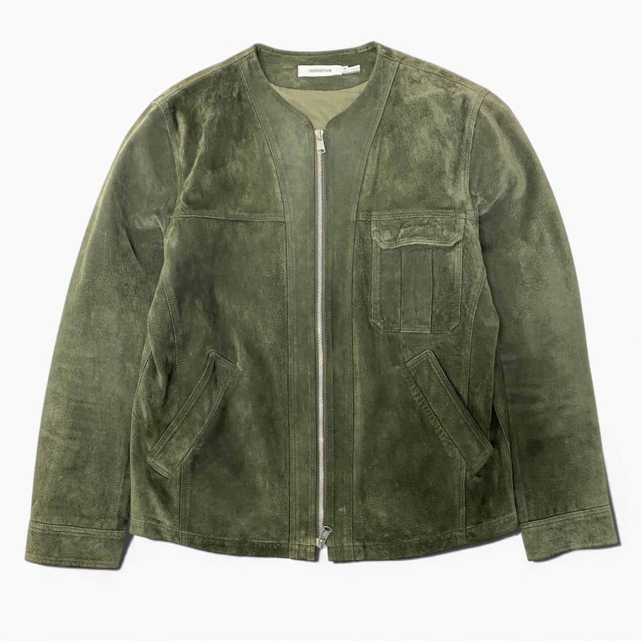 84b27 nonnative ノンネイティブ スウェードレザー レザージャケット