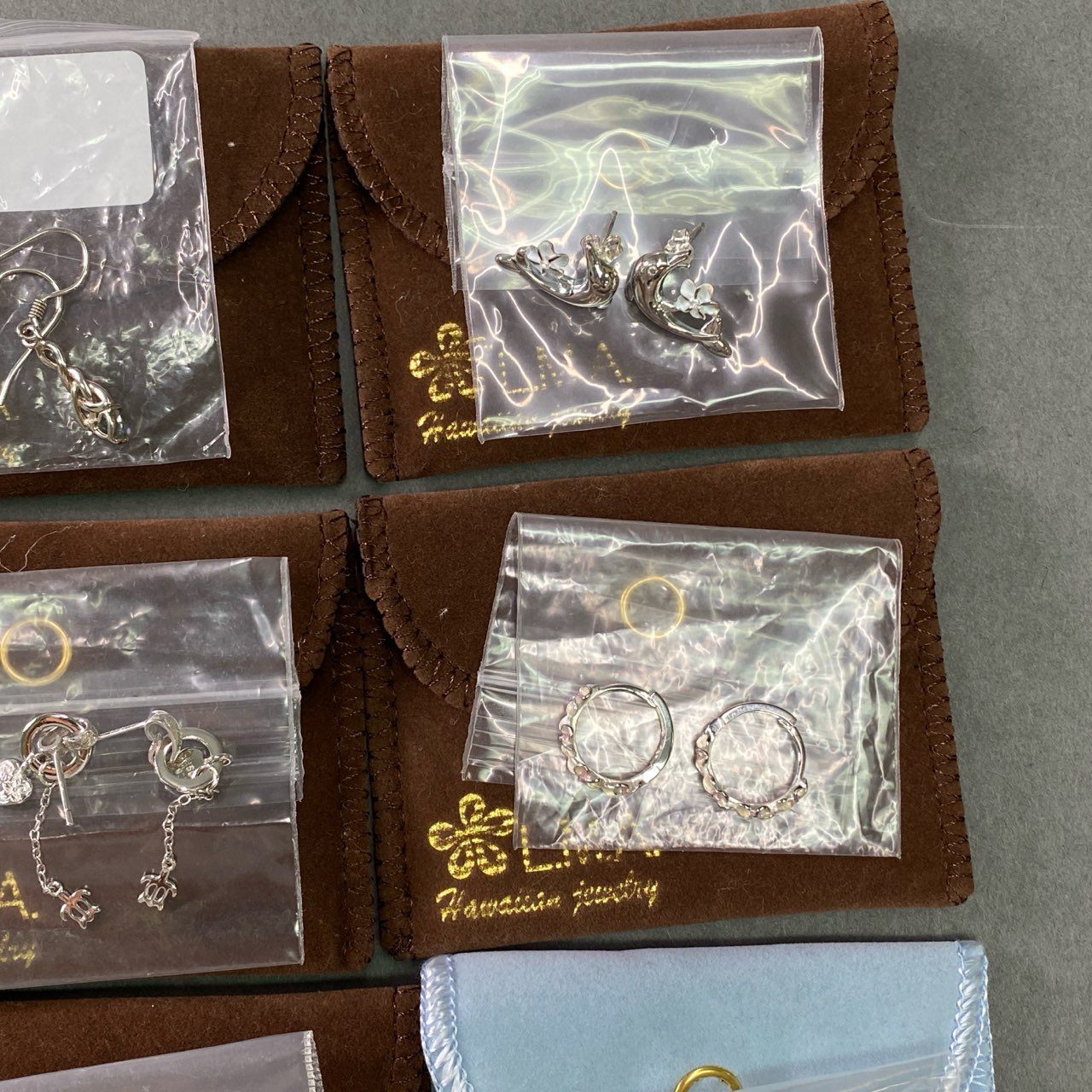 c6 L.M.A Hawaiian Jewelry 10点以上まとめ セット売り ハワイアンジュエリー ピアス ホヌ 亀 イルカ プルメリア 花 アクセサリー レディース シルバー
