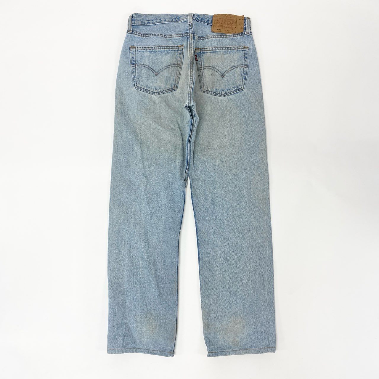 50h25 《VINTAGE》 90’s Levi's リーバイス 501 ストレートデニムパンツ ボトムス ジーンズ USA製 99年 W32 L34 ブルー コットン メンズo07t