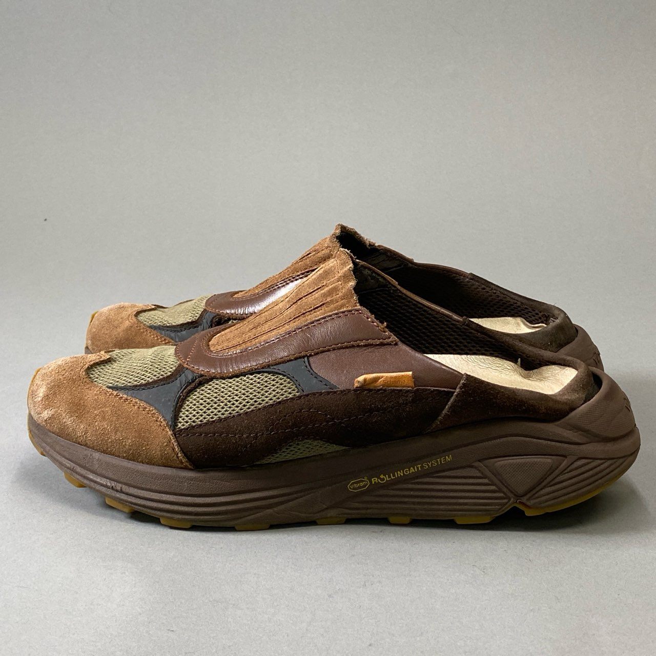 4j3 Hender Scheme エンダースキーマ 24SS polar mule ポーラーミュール スエード切替 メッシュ 43サイズ マルチカラー メンズ サンダル シューズt18r
