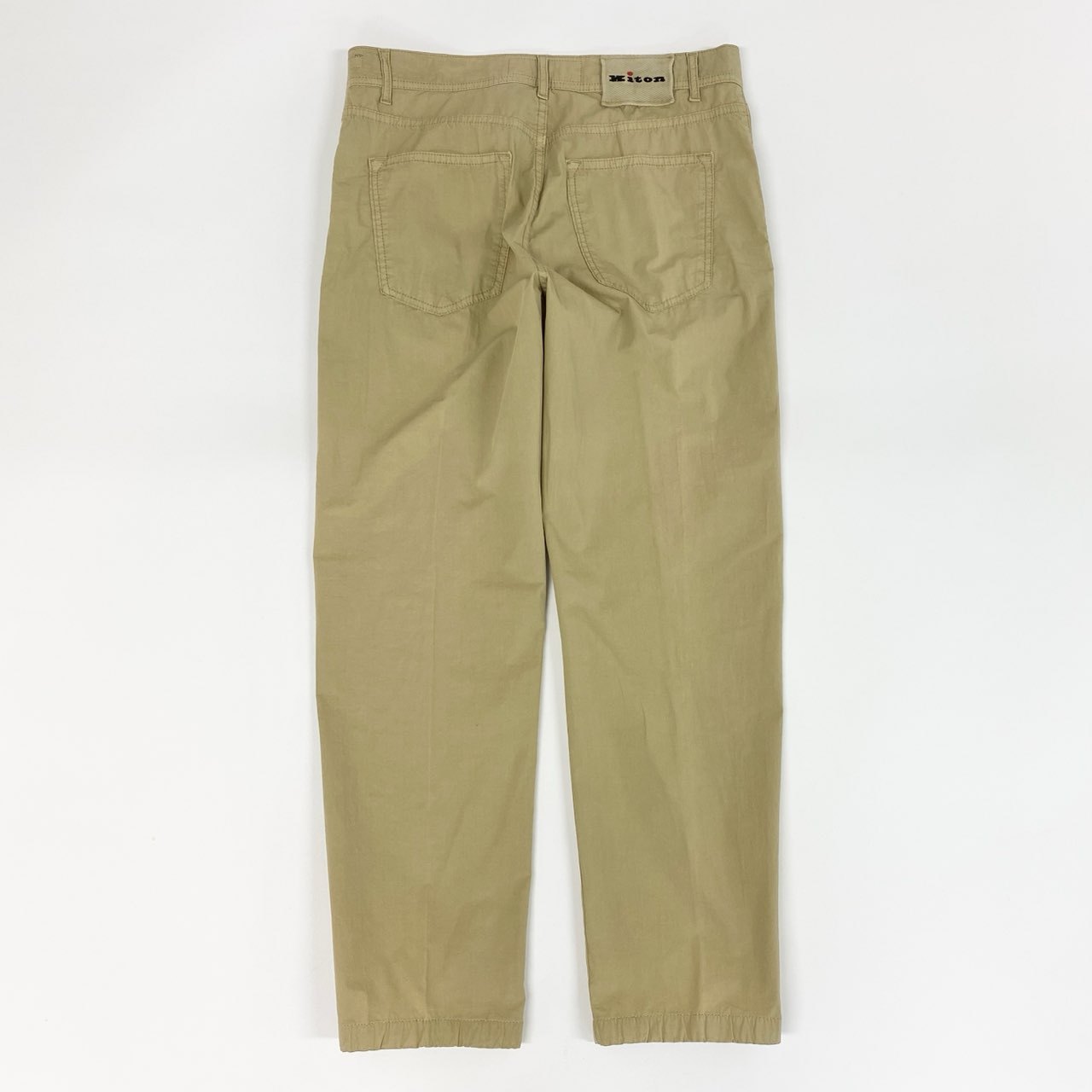 22f13 《美品》 Kiton NAPOLI キートン ナポリ キトン カジュアルパンツ 5ポケットパンツ ボトムス サイズ32 ベージュ コットン ポリウレタン メンズ 紳士服 イタリア製