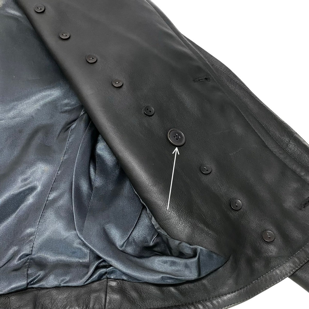 j23 ALAIA PARIS アライア ヴィンテージ レザージャケット ナポレオンジャケット 38 グリーン系 レザー フランス製u02t