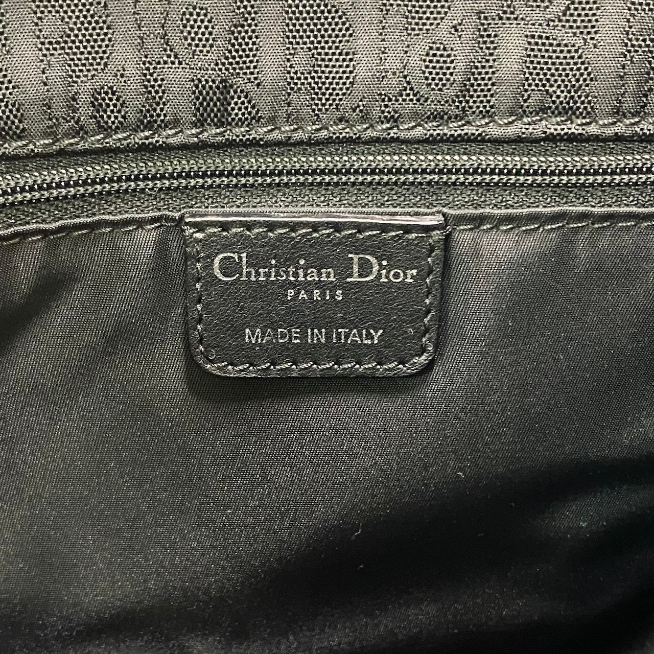 h29【美品】Christian Dior ラブリー トロッター トートバッグ ブラック レディース 女性用ta1