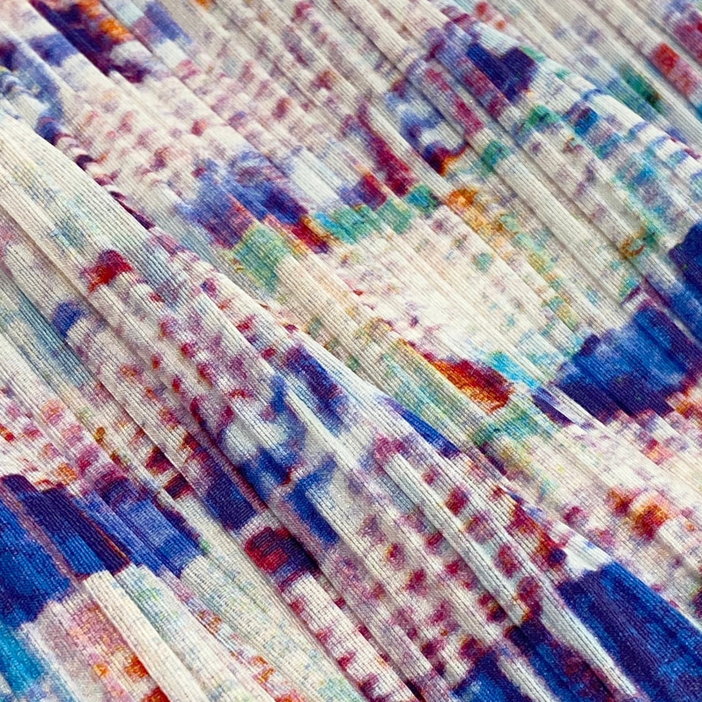 16h9 PLEATS PLEASE ISSEY MIYAKE プリーツプリーズ イッセイミヤケ 日本製 総柄プリント ノースリーブワンピース ドレス ロング丈 PP12-JH371 3 L~XLサイズ相当 マルチカラー レディースo07t