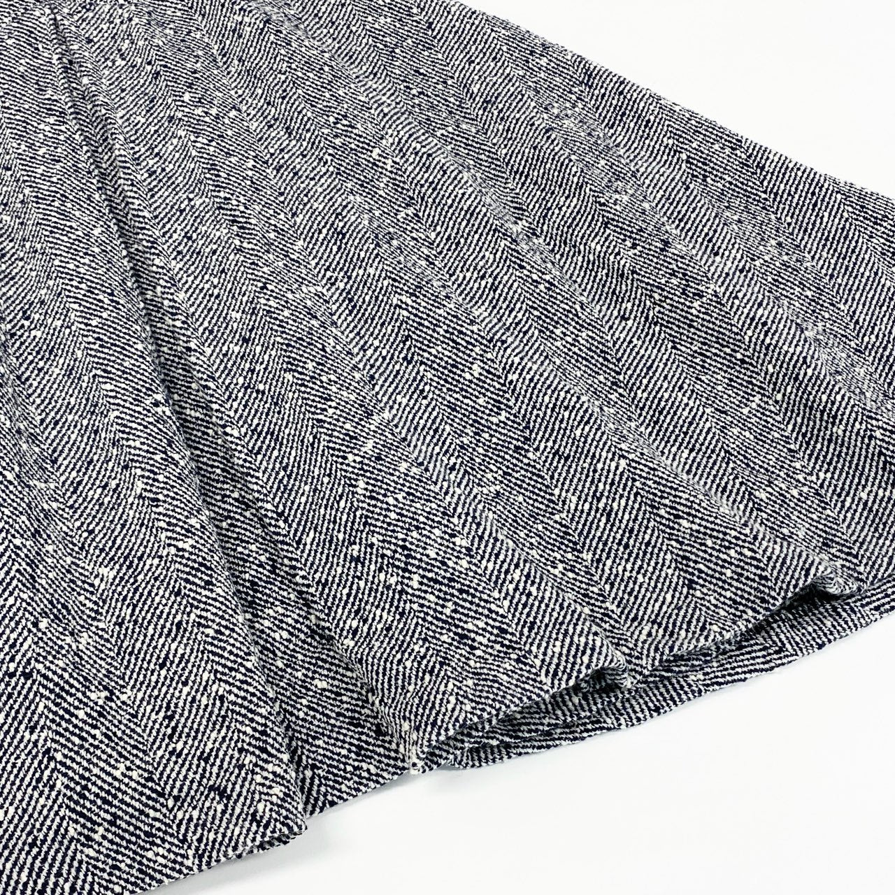 74c14 【美品】 sheller シェリエ トレンチドレス ノースリーブワンピース オケージョンワンピース ヘリンボーン ツイード SL174031003 F グレー